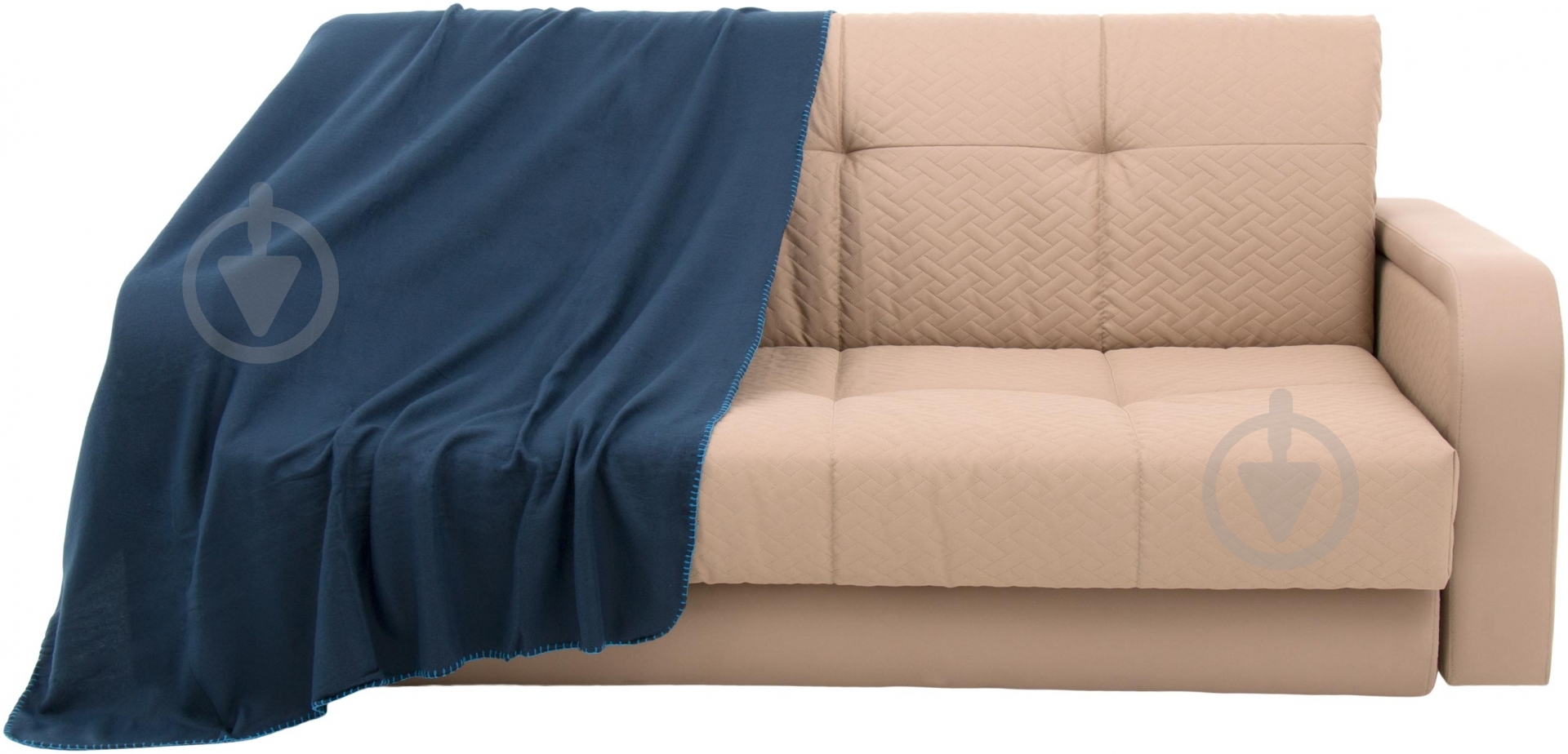 Плед 130x170 см синий Underprice - фото 1 Плед 130x170 см синий Underprice - фото 1