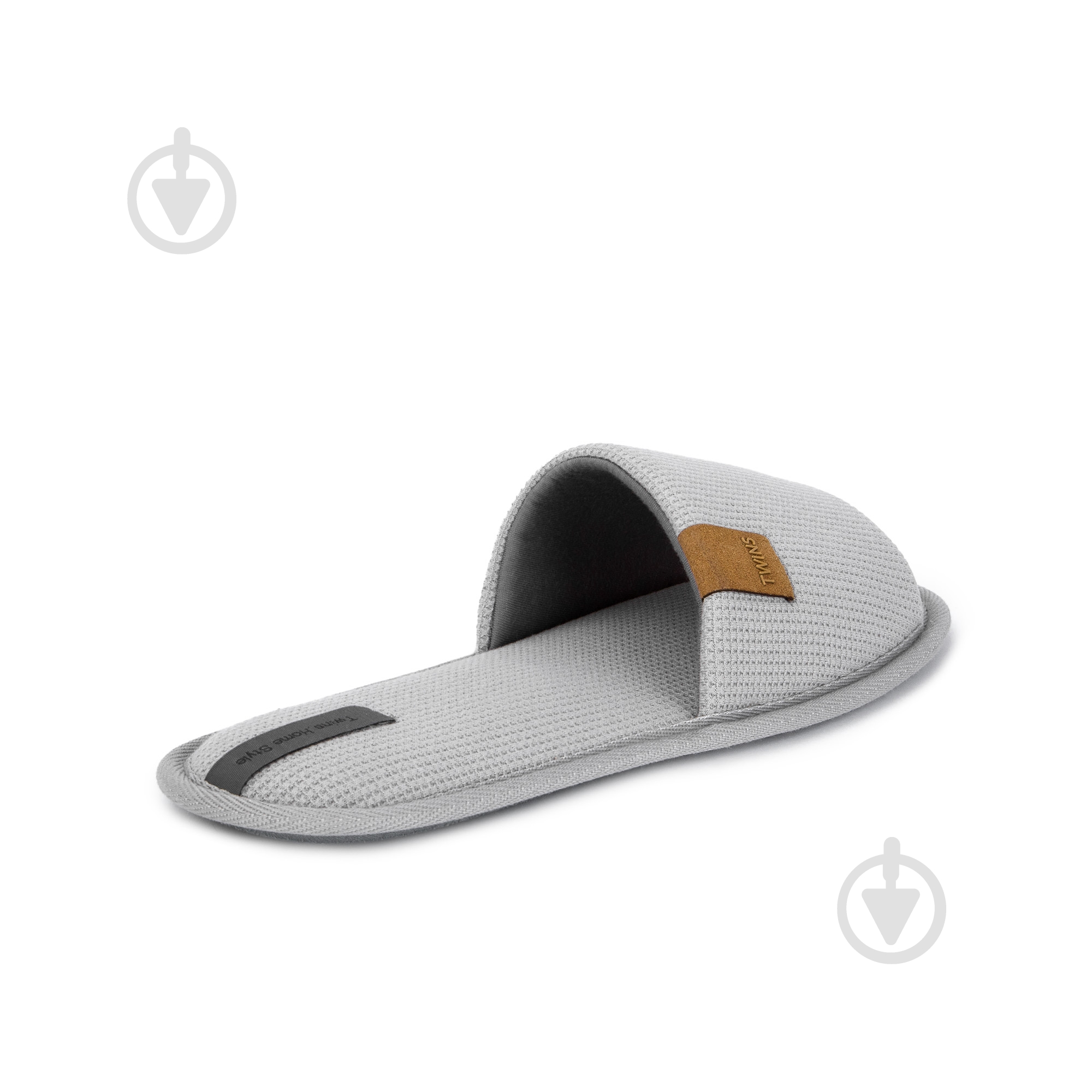 Тапки домашние Twins HS-VL вафельные 14184 р.42/43 серый - фото 3