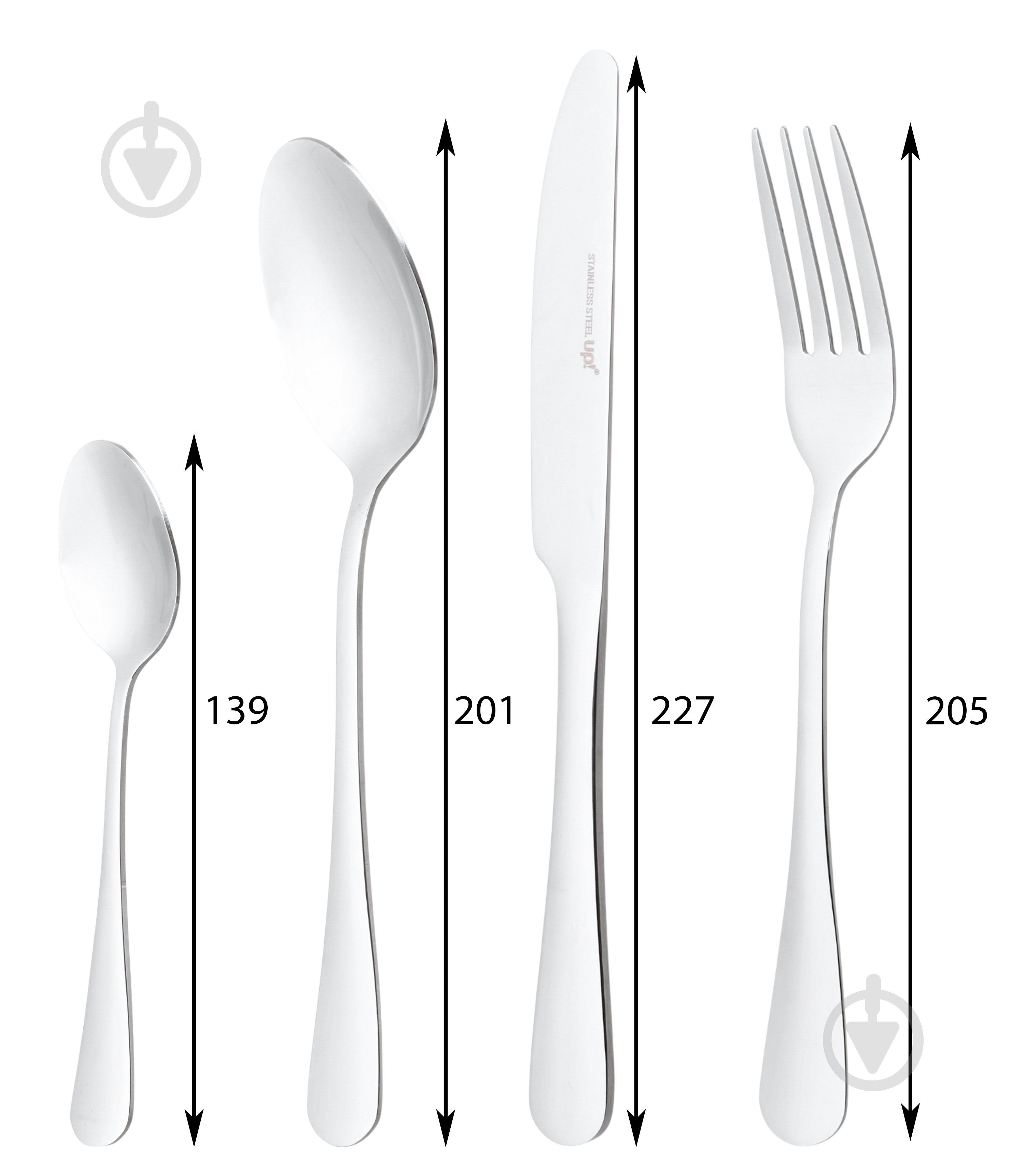 Набор столовых приборов Perfect Housewares Lucent на 6 персон - фото 2 Набор столовых приборов Perfect Housewares Lucent на 6 персон - фото 2