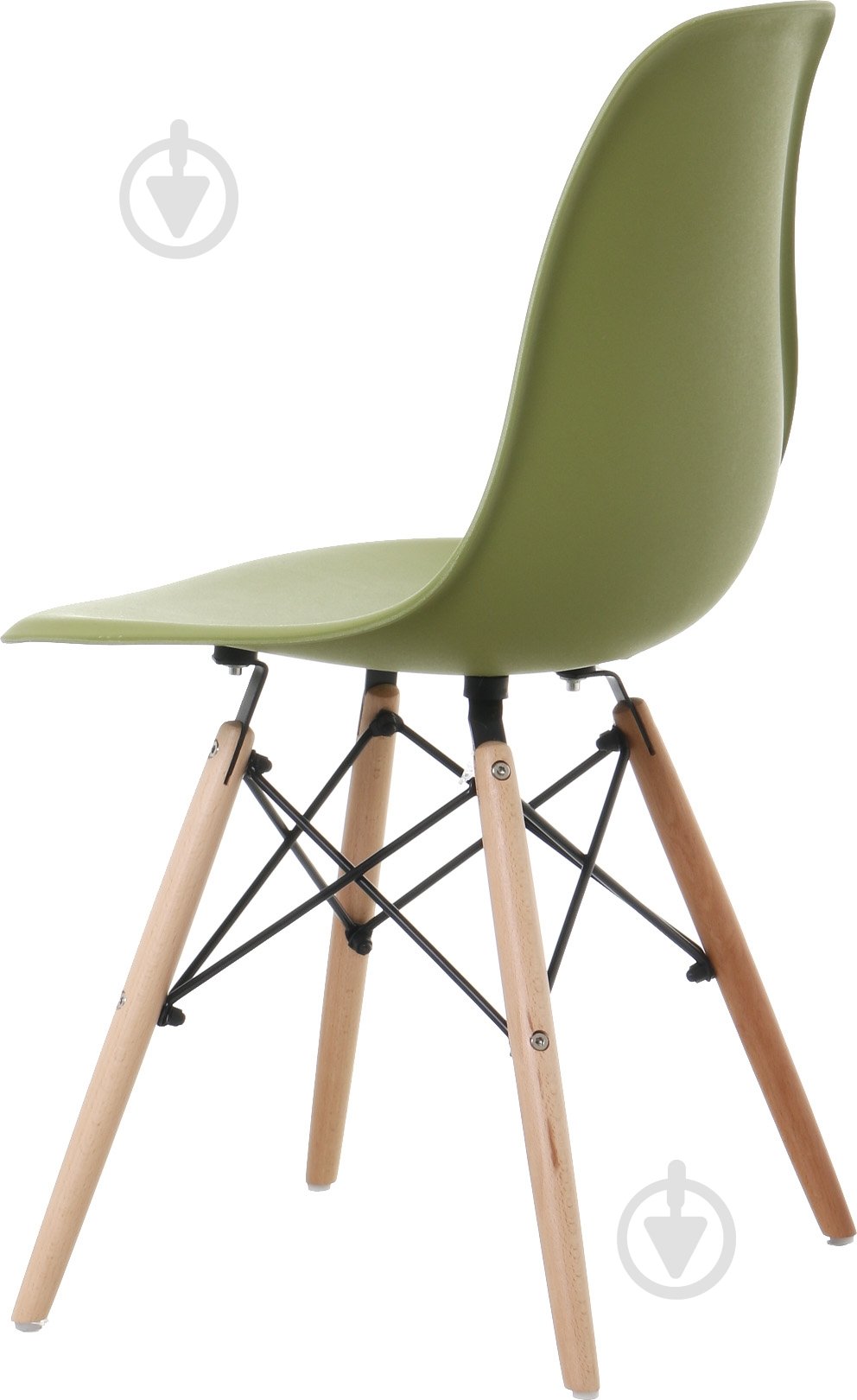 Стул обеденный Style 530x465x830 мм Green зеленый/бук - фото 3