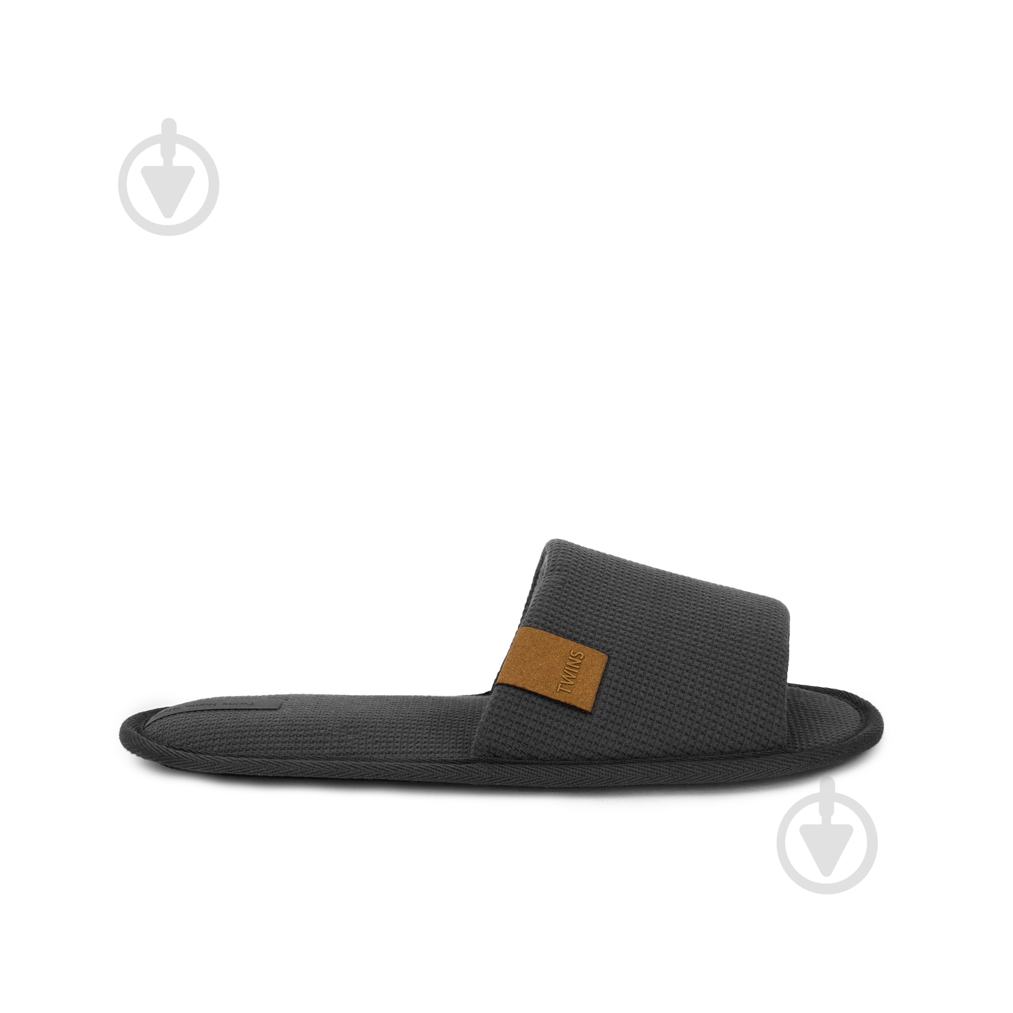 Тапки домашние Twins HS-VL вафельные 14189 р.44/45 графит - фото 4 Тапки домашние Twins HS-VL вафельные 14189 р.44/45 графит - фото 4