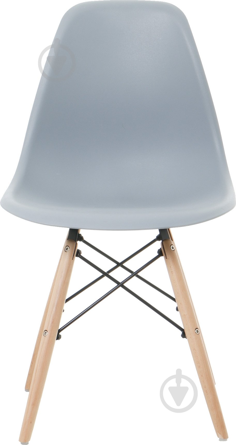 Стул обеденный Style 530x465x830 мм Grey серый/бук - фото 2