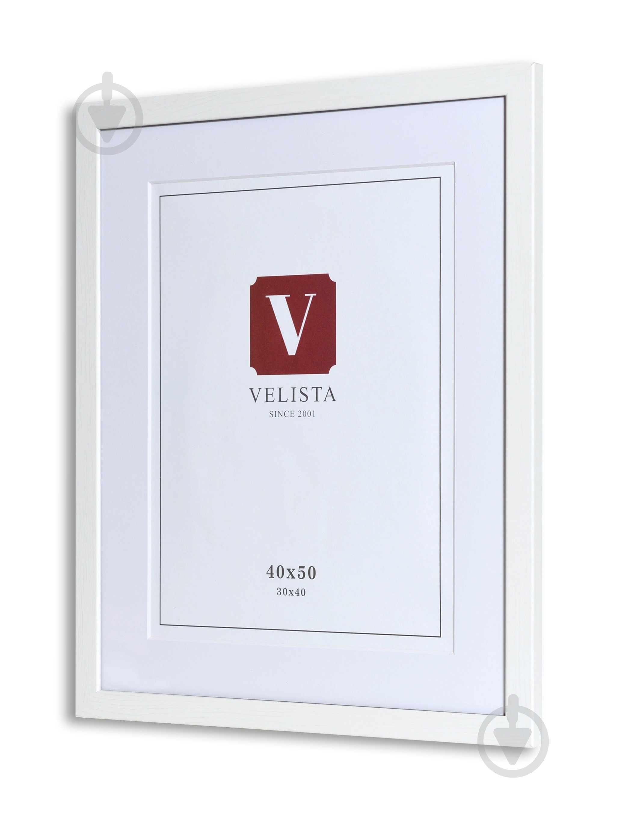 Фоторамка з паспарту Velista 24W-6003v 40х50/30х40 см білий - фото 2