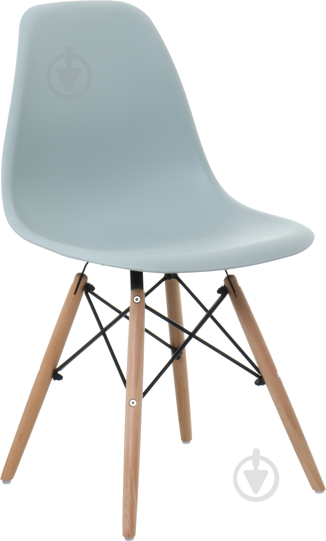 Стул обеденный Style 530x465x830 мм Gray-Green бук - фото 1
