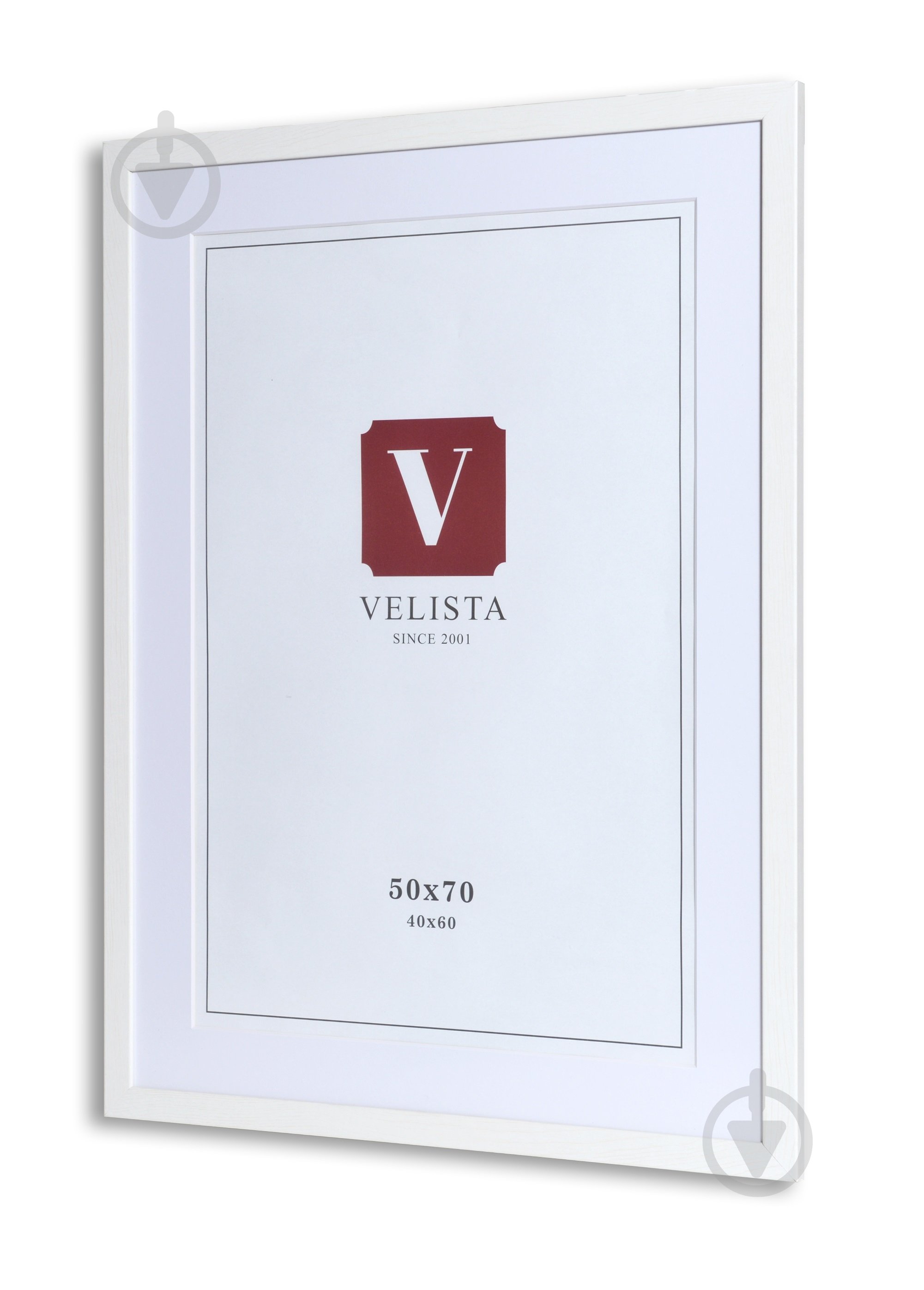Фоторамка з паспарту Velista 24W-6003v 50х70/40x60 см білий - фото 2