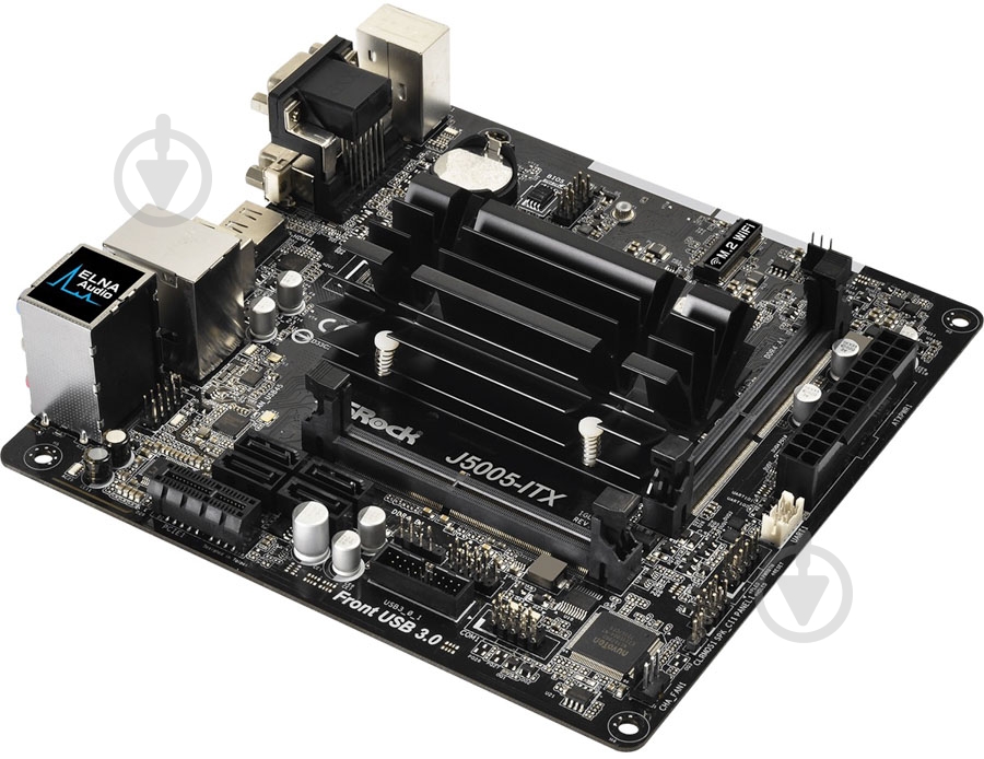 Материнская плата ASRock J5005-ITX (Integrated CPU, SoC, mini ITX) - фото 1