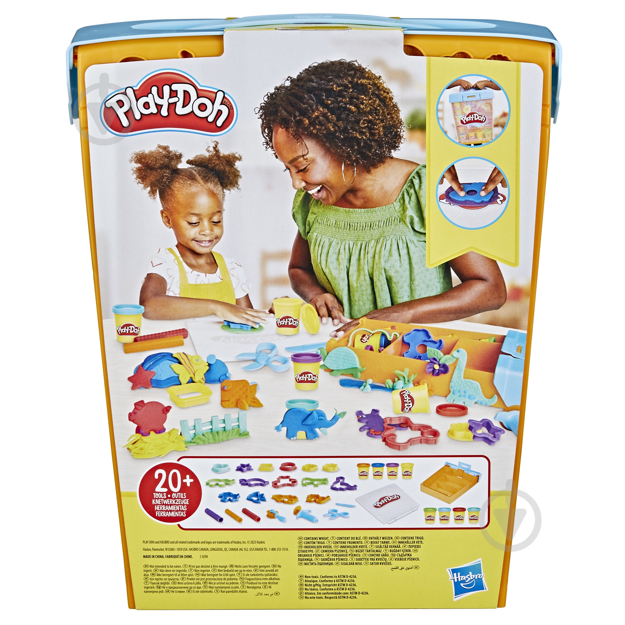 Набір для творчості Play-Doh з масою для ліплення Тварини F7381 - фото 4