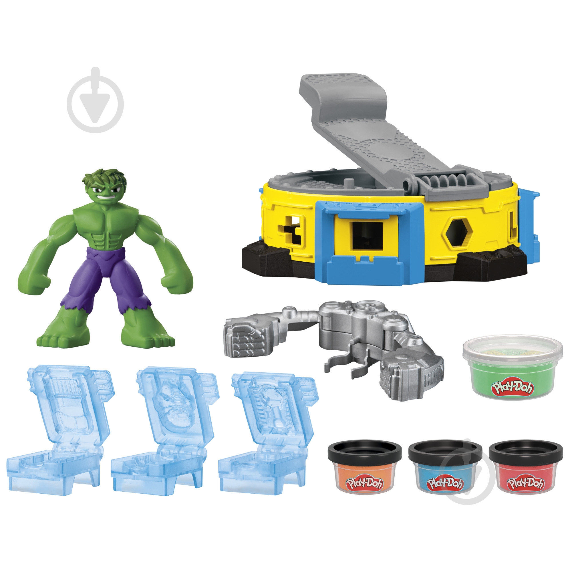 Набір для творчості Play-Doh з масою для ліплення Халк F9826 - фото 3