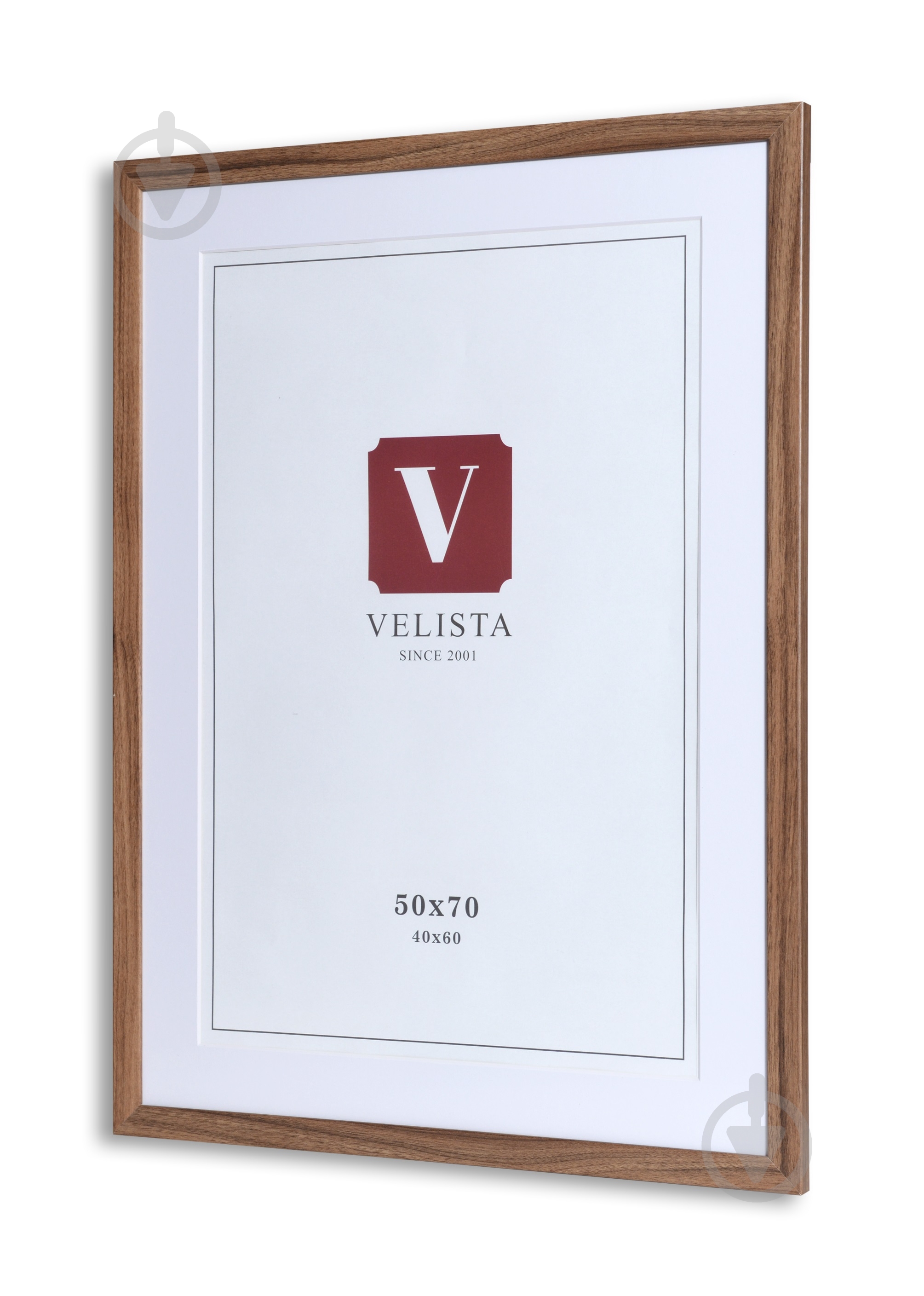 Фоторамка з паспарту Velista 24W-6012-3v 50х70/40x60 см горіх - фото 2
