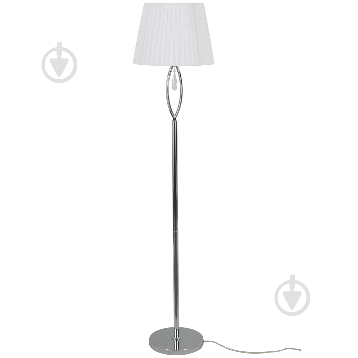 Торшер Victoria Lighting 40 Вт E27 хром/белый Chanel/FL1 - фото 1 Торшер Victoria Lighting 40 Вт E27 хром/белый Chanel/FL1 - фото 1
