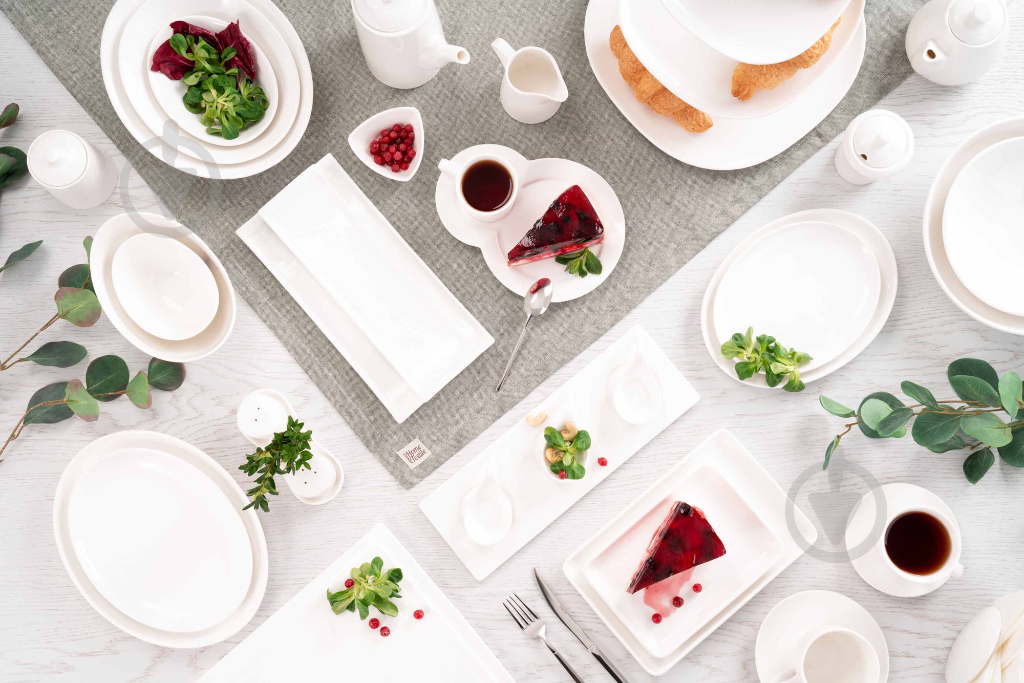 Подставка Ardesto 34х12 см белая AR3718 - фото 12 Подставка Ardesto 34х12 см белая AR3718 - фото 12