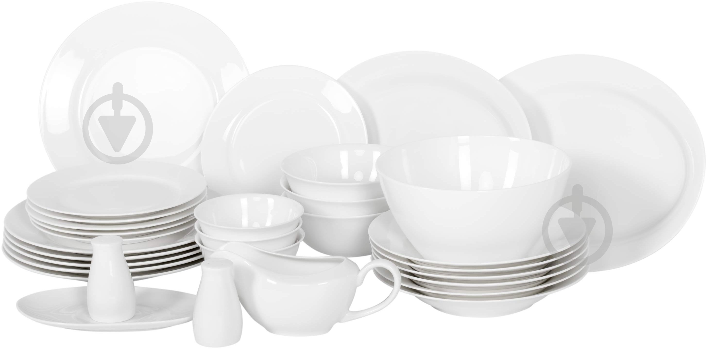 Сервиз столовый Fiora Bianco 30 предметов на 6 персон - фото 1 Сервиз столовый Fiora Bianco 30 предметов на 6 персон - фото 1