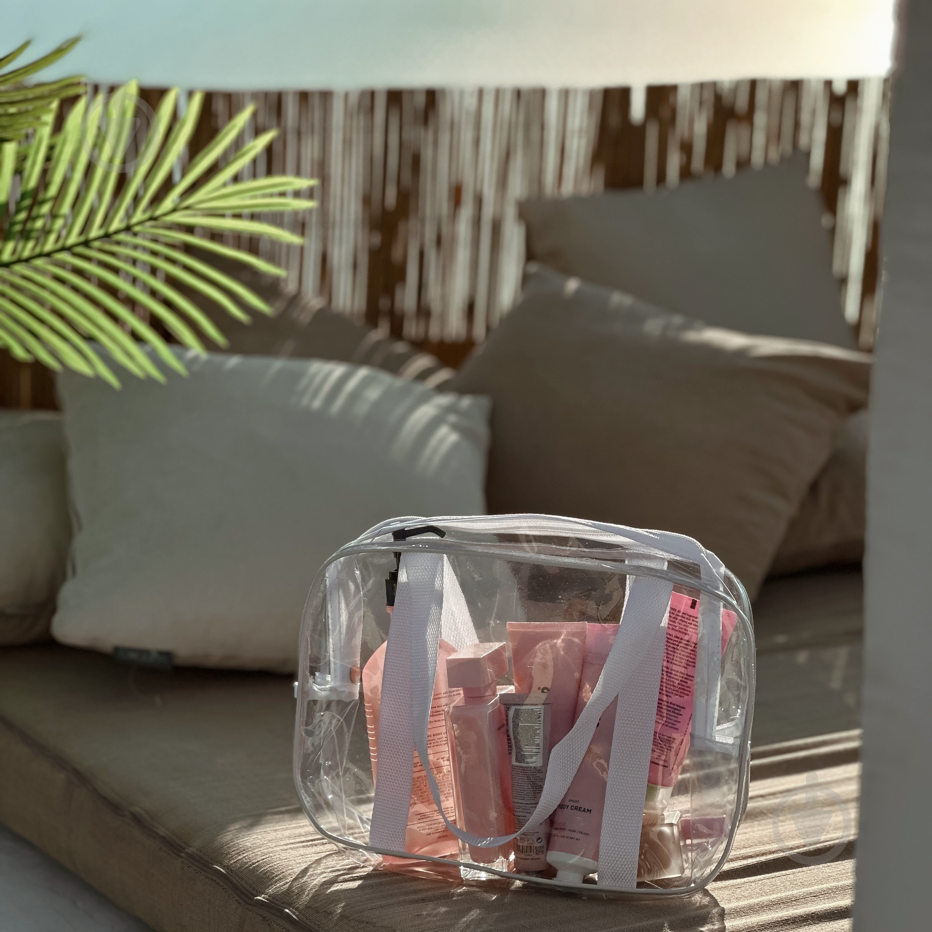 Косметичка Organize Washbag прозора р.М - фото 3