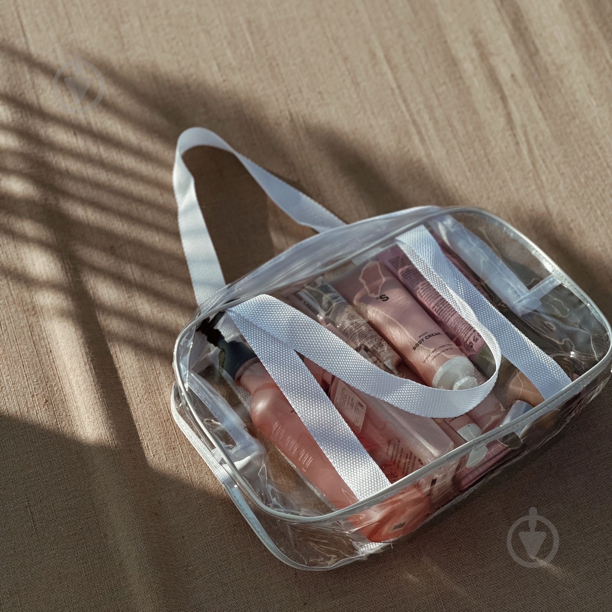 Косметичка Organize Washbag прозора р.М - фото 4