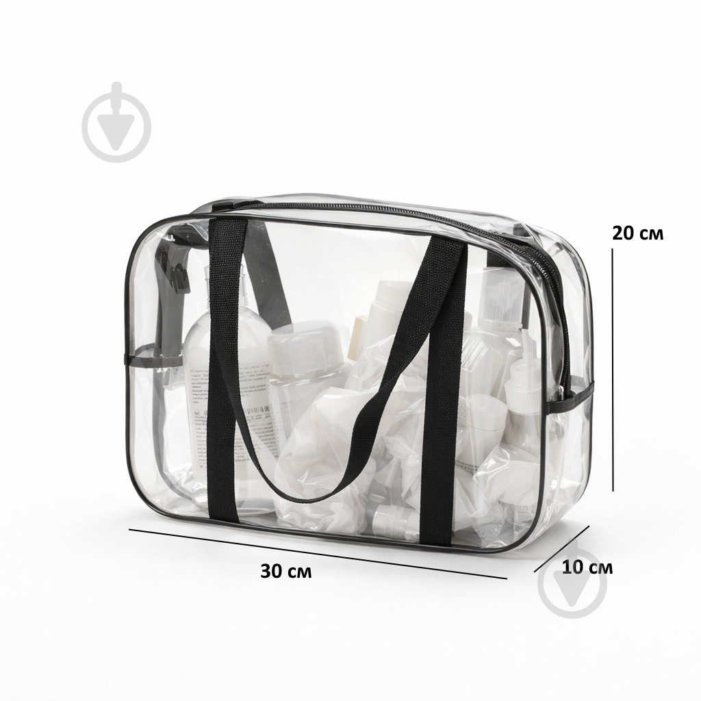 Косметичка Organize Washbag черная р.М - фото 2