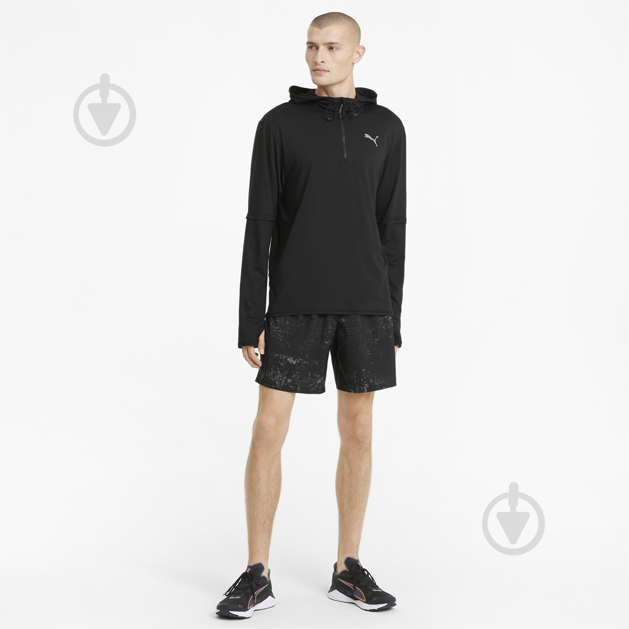 Джемпер Puma RUN HOODED MIDLAYER 52019901 р. S черный - фото 5 Джемпер Puma RUN HOODED MIDLAYER 52019901 р. S черный - фото 5