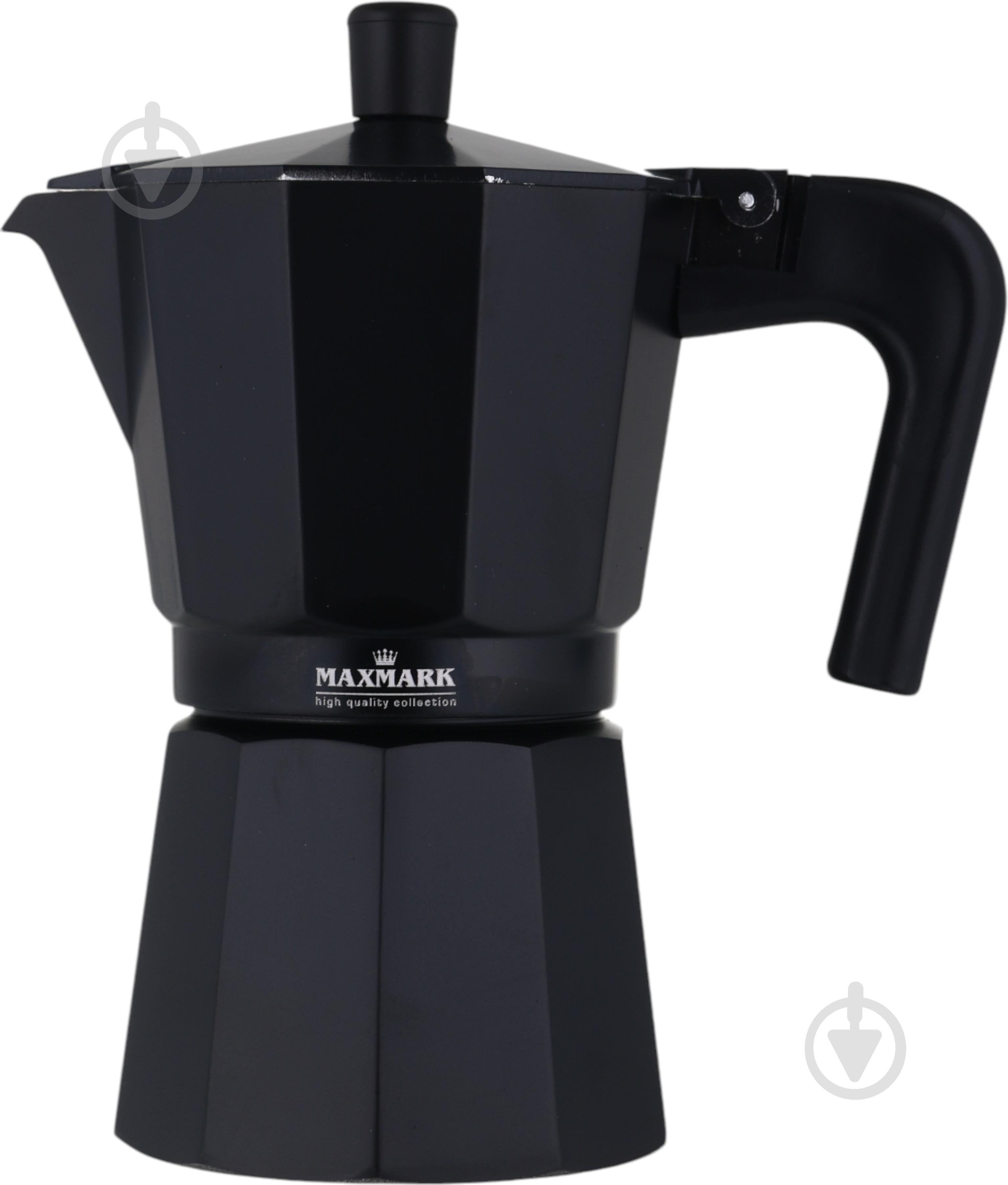 Кофеварка гейзерная Maxmark 300 мл MK-106BLK - фото 1