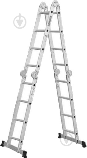 Шарнирная лестница-стремянка Sigma многоцелевая 4х4 (5120441) - фото 1 Шарнирная лестница-стремянка Sigma многоцелевая 4х4 (5120441) - фото 1