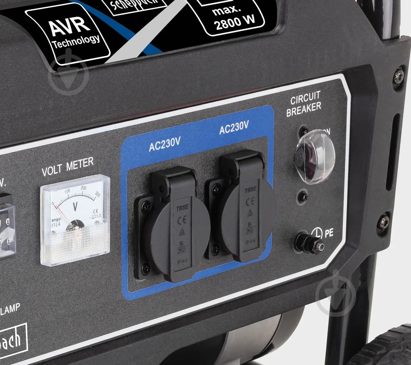 Генератор бензиновый Scheppach 2,5 кВт / 2,8 кВт 220 В SG3200X - фото 4