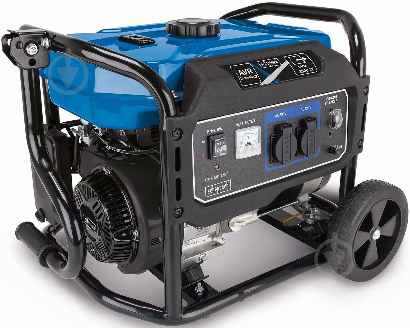 Генератор бензиновый Scheppach 2,5 кВт / 2,8 кВт 220 В SG3200X - фото 2