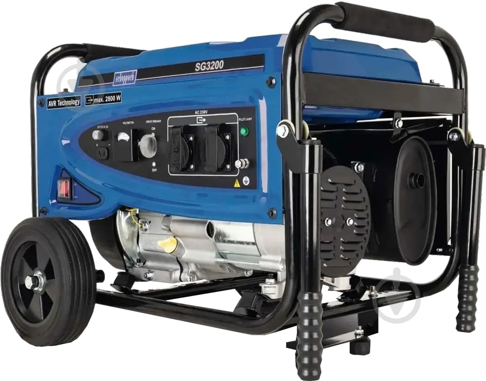 Генератор бензиновый Scheppach 2,5 кВт / 2,8 кВт 220 В SG3200X - фото 1