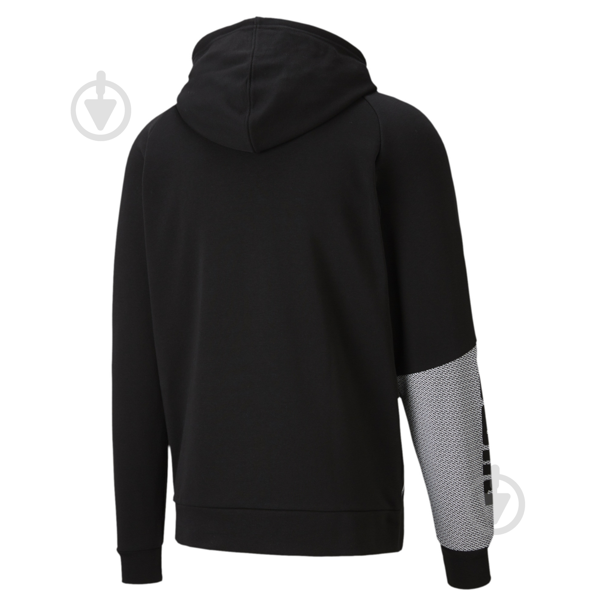 Джемпер Puma Train Graphic Knit Hoodie 51942701 р. XL черныйбелый - фото 2 Джемпер Puma Train Graphic Knit Hoodie 51942701 р. XL черныйбелый - фото 2