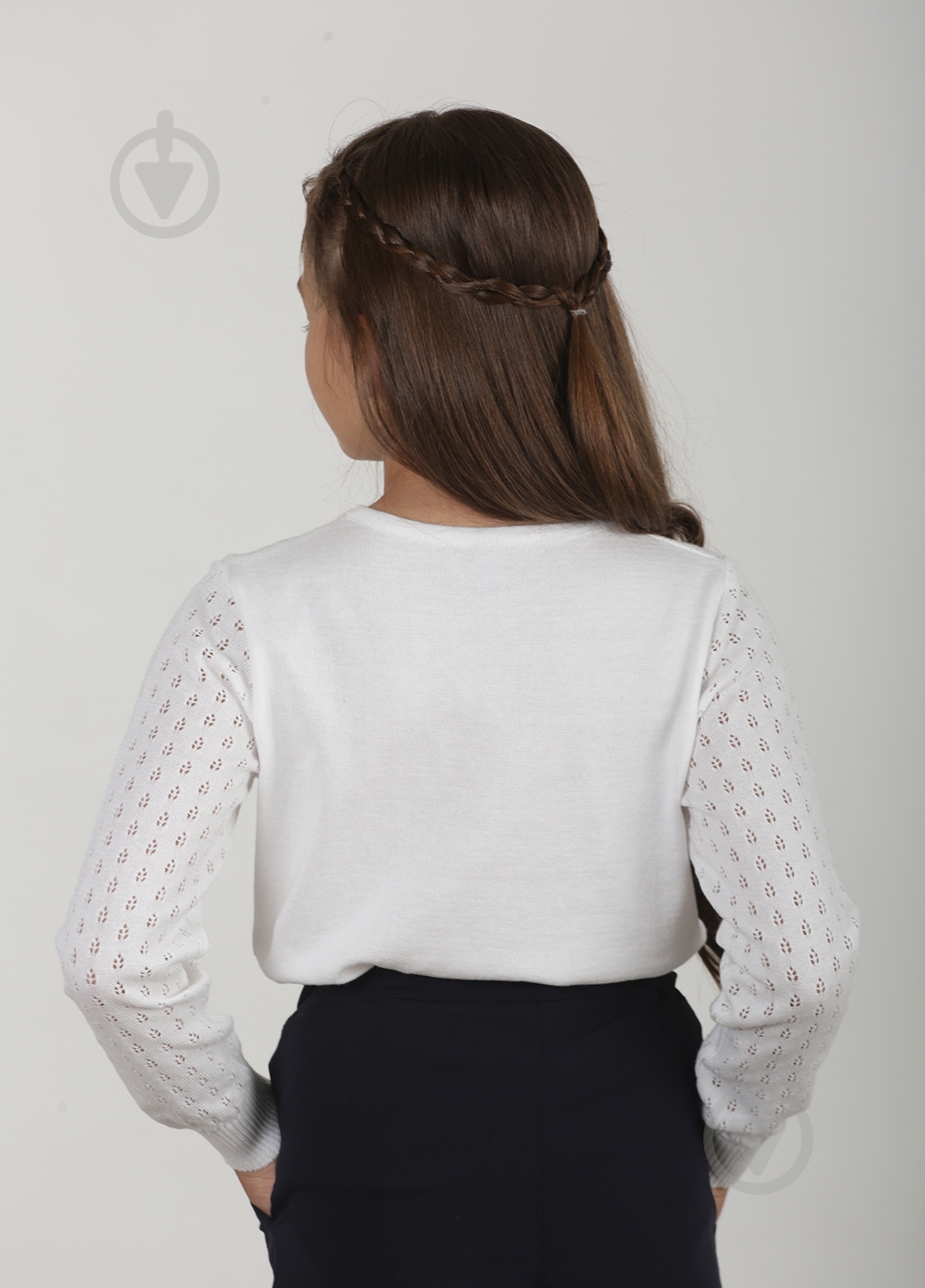 Джемпер для девочки Top Hat р.122 белый 20053 - фото 4 Джемпер для девочки Top Hat р.122 белый 20053 - фото 4