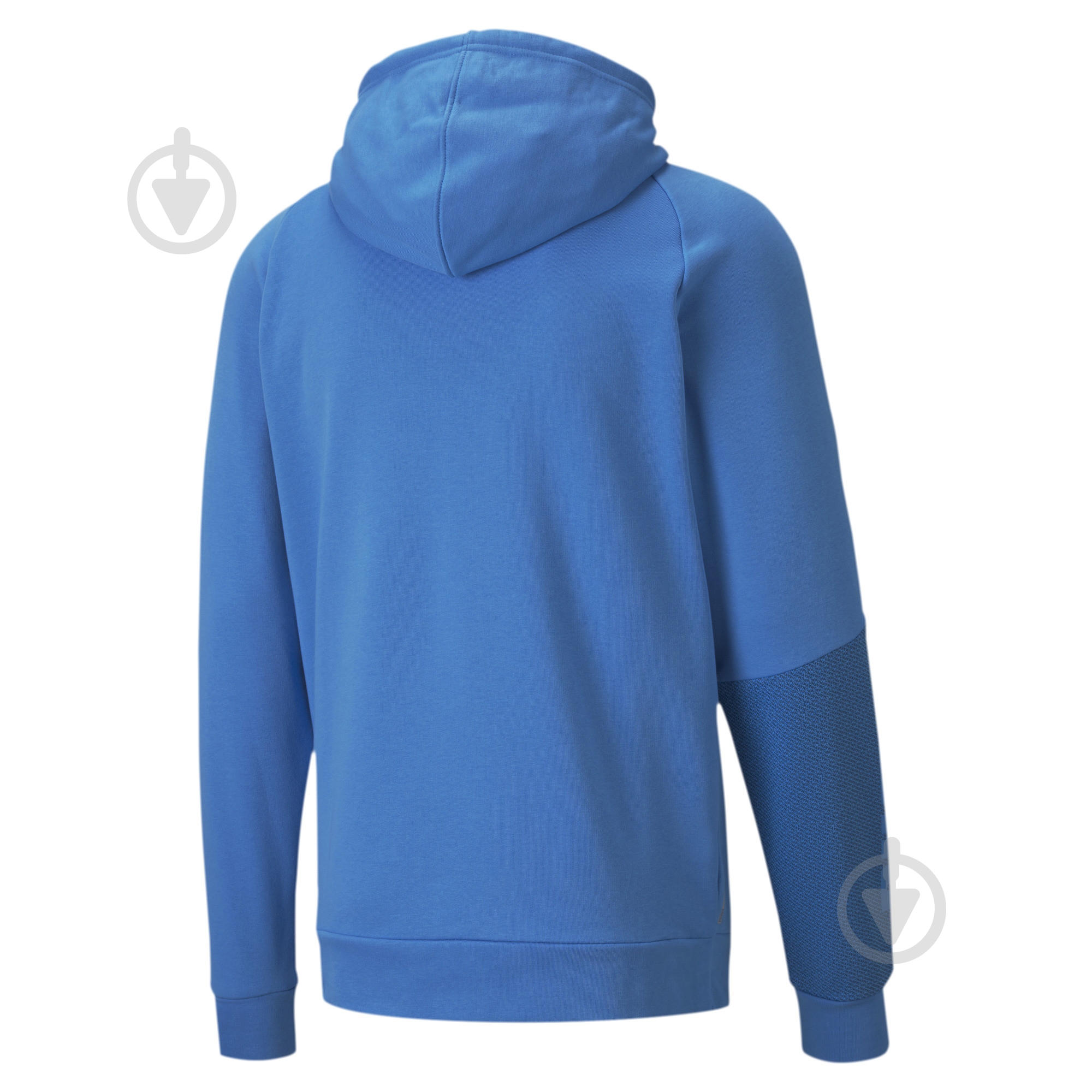 Джемпер Puma Train Graphic Knit Hoodie 51942703 р. S голубой - фото 3 Джемпер Puma Train Graphic Knit Hoodie 51942703 р. S голубой - фото 3