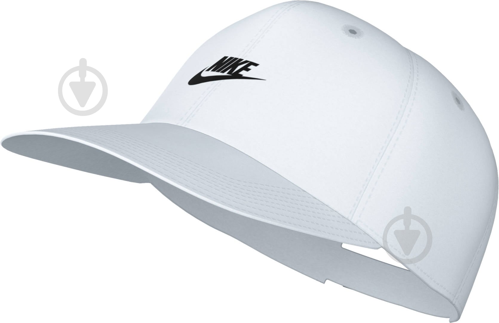 Кепка Nike U NK CLUB CAP U CB FUT WSH L FB5368-100 M-L белый - фото 2