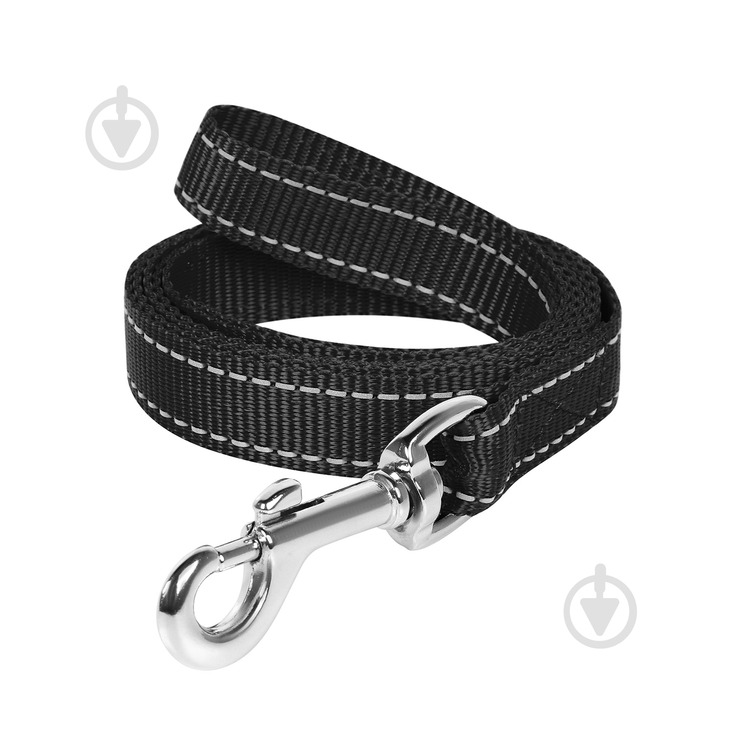 Поводок Dog Extreme из нейлона 2,5х150 см черный - фото 1 Поводок Dog Extreme из нейлона 2,5х150 см черный - фото 1