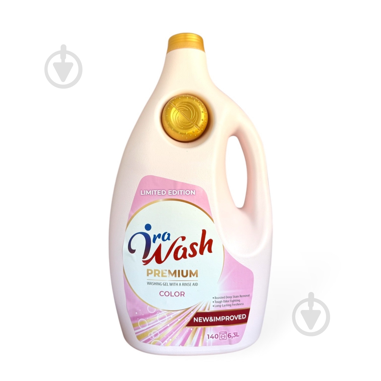 Гель для стирки для машинной и ручной стирки Ira Wash Premium Color 6,3 л 1 шт. - фото 1 Гель для стирки для машинной и ручной стирки Ira Wash Premium Color 6,3 л 1 шт. - фото 1