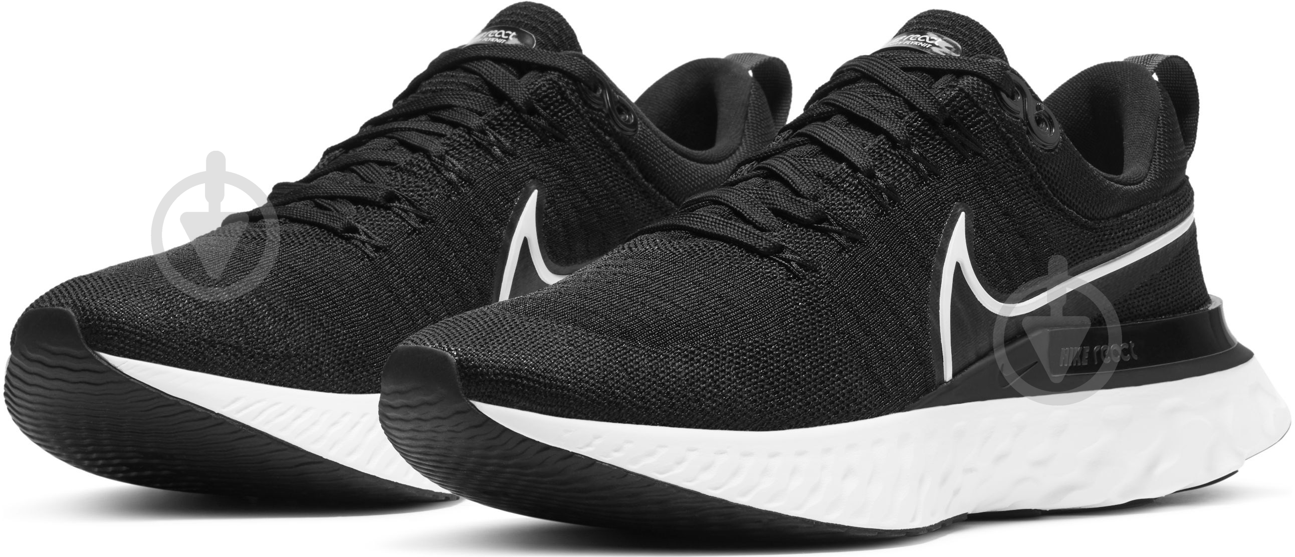 Кроссовки мужские летние Nike ReactINFINITY Run Flyknit 2 CT2357-002 р.45 черные - фото 1