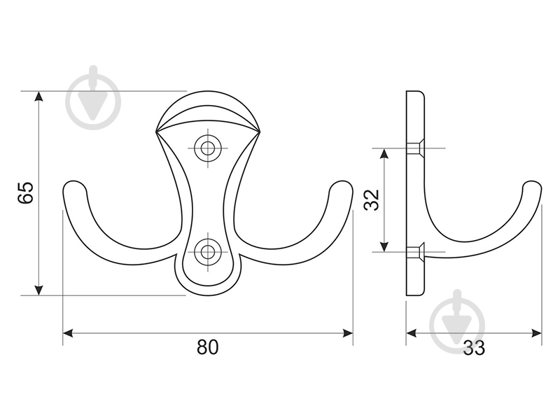 Крючок мебельный  DC DW 39G5 - фото 3