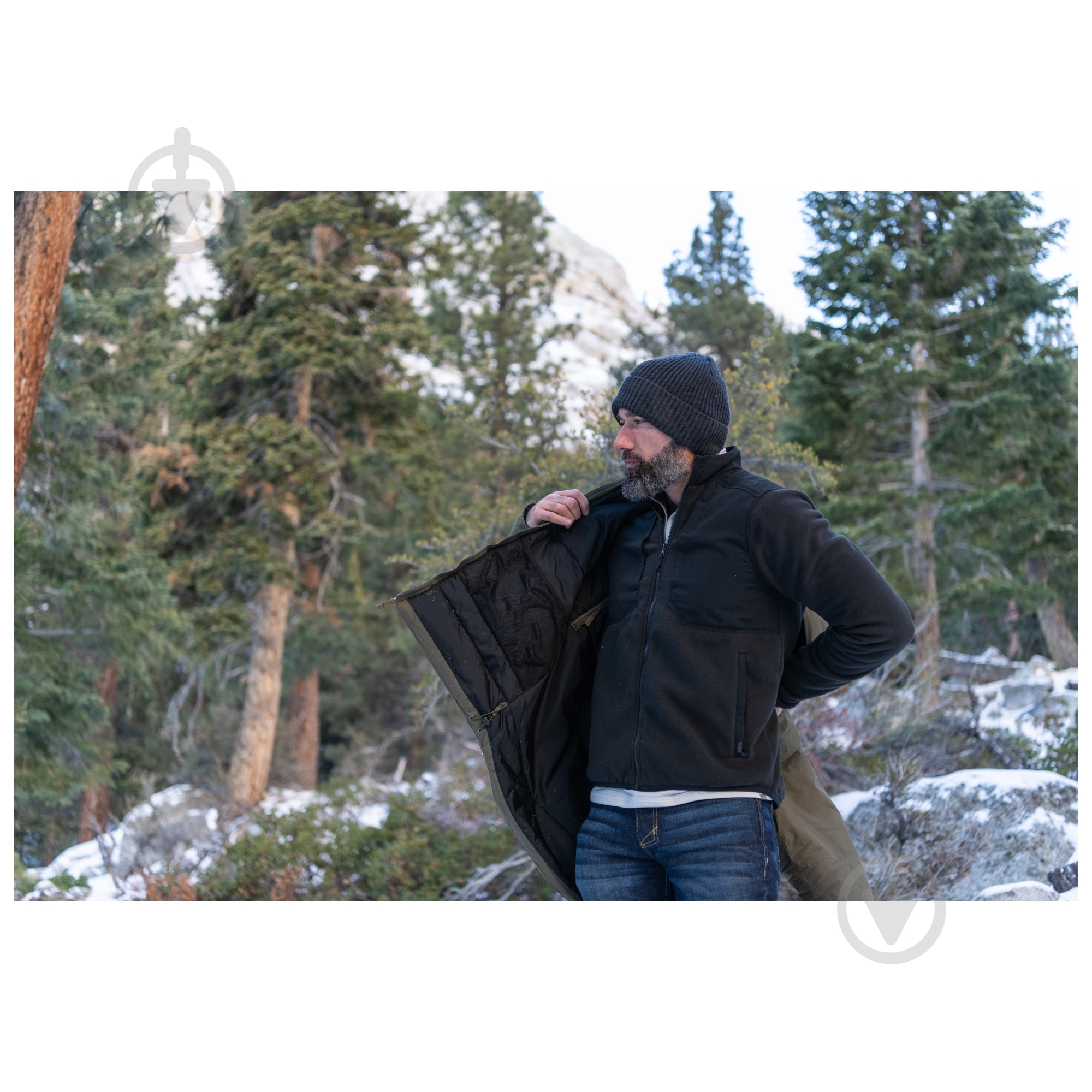 Кофта 5.11 Tactical Флісова "Mesos Tech Fleece Jacket" 78038-019 р. S [1149] Combat Black - фото 6