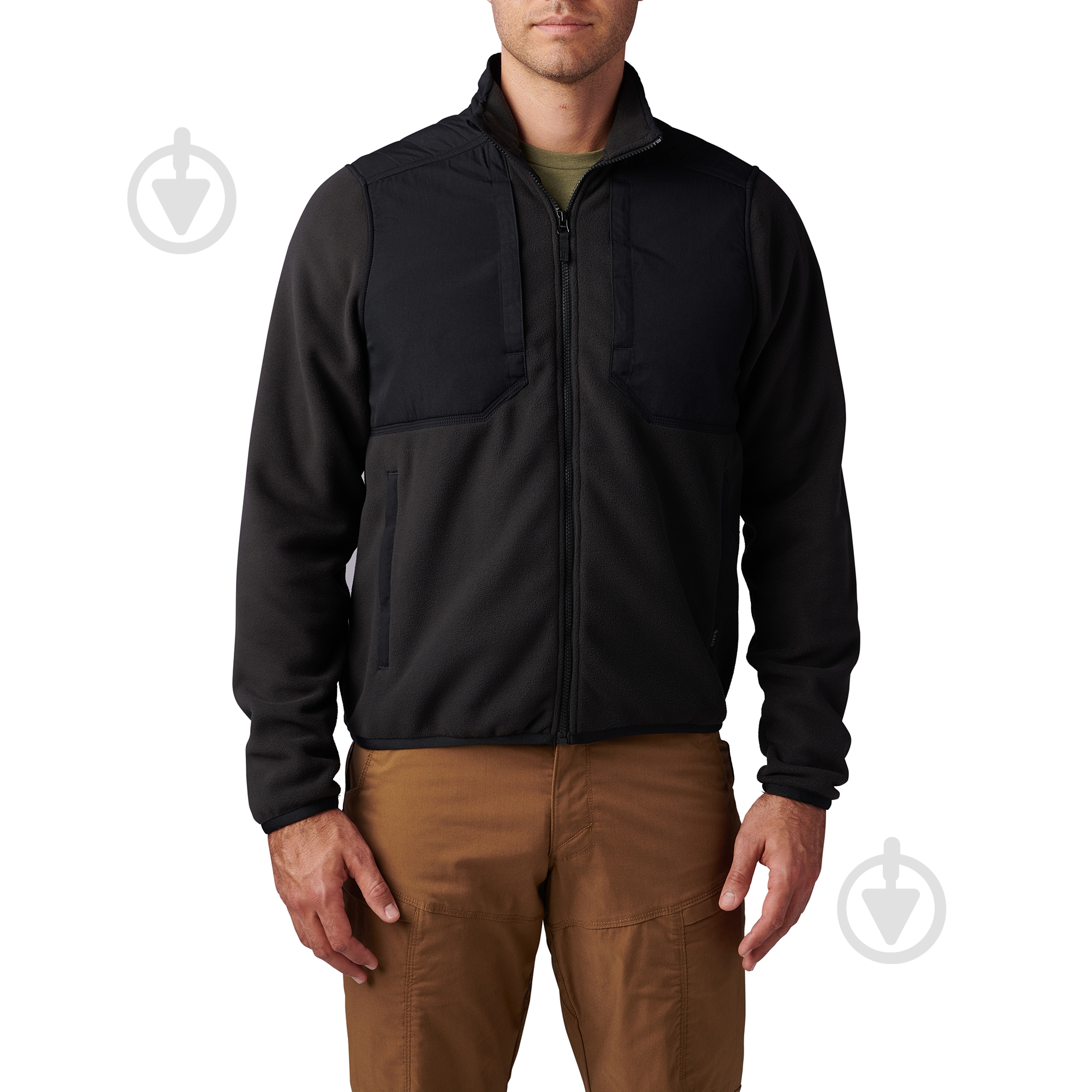 Кофта 5.11 Tactical Флісова "Mesos Tech Fleece Jacket" 78038-019 р. S [1149] Combat Black - фото 1