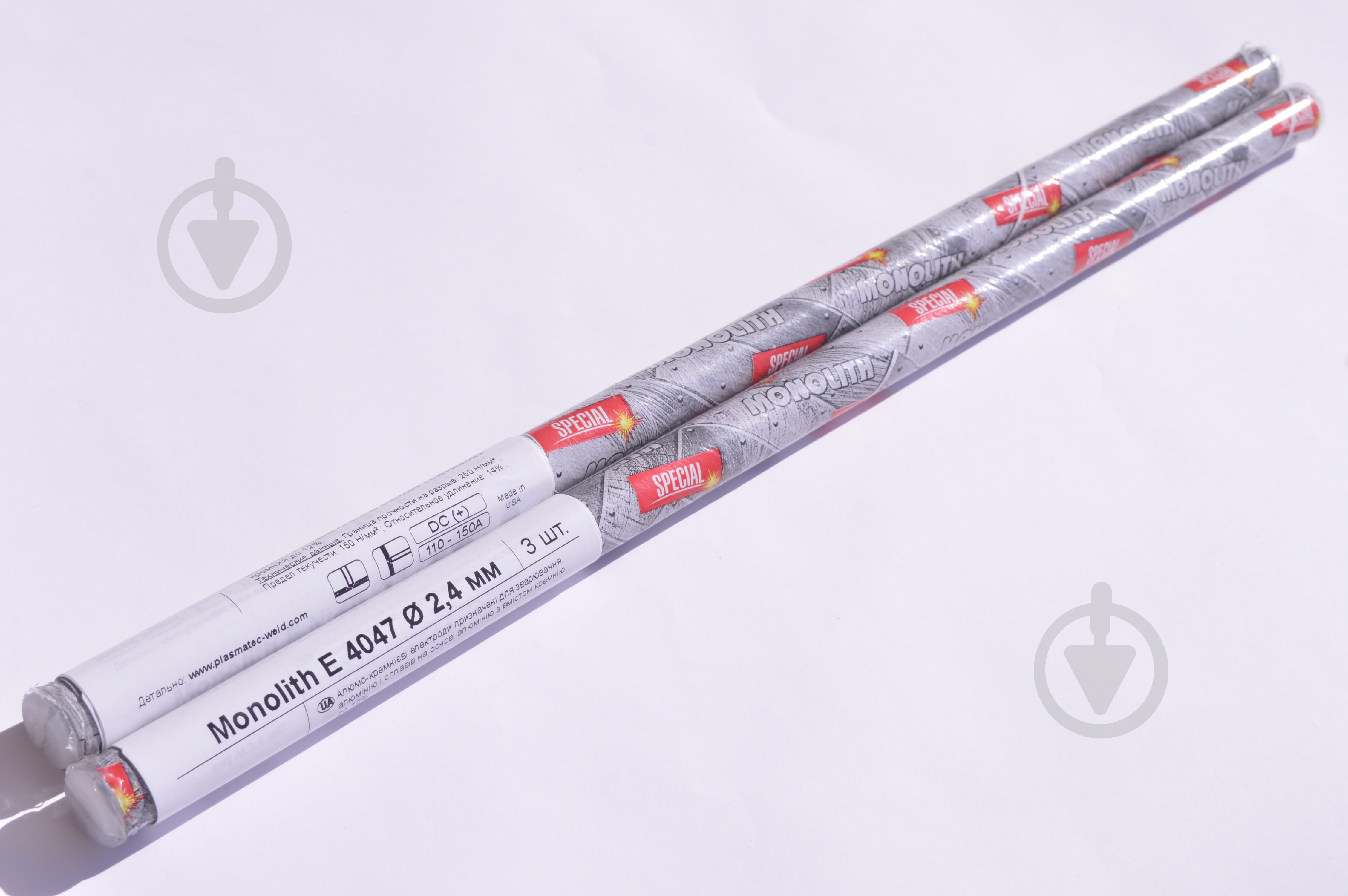 Электроды сварочные Monolith E4047 2,4 мм 3 шт. - фото 2 Электроды сварочные Monolith E4047 2,4 мм 3 шт. - фото 2
