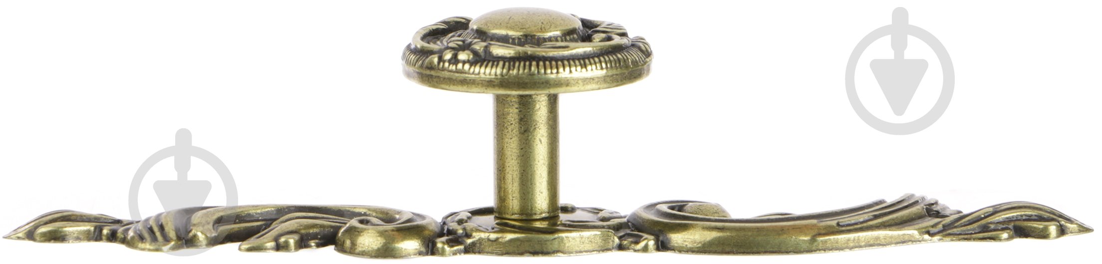 Меблева ручка накладна DC K-110 G4 96 мм стара бронза - фото 2