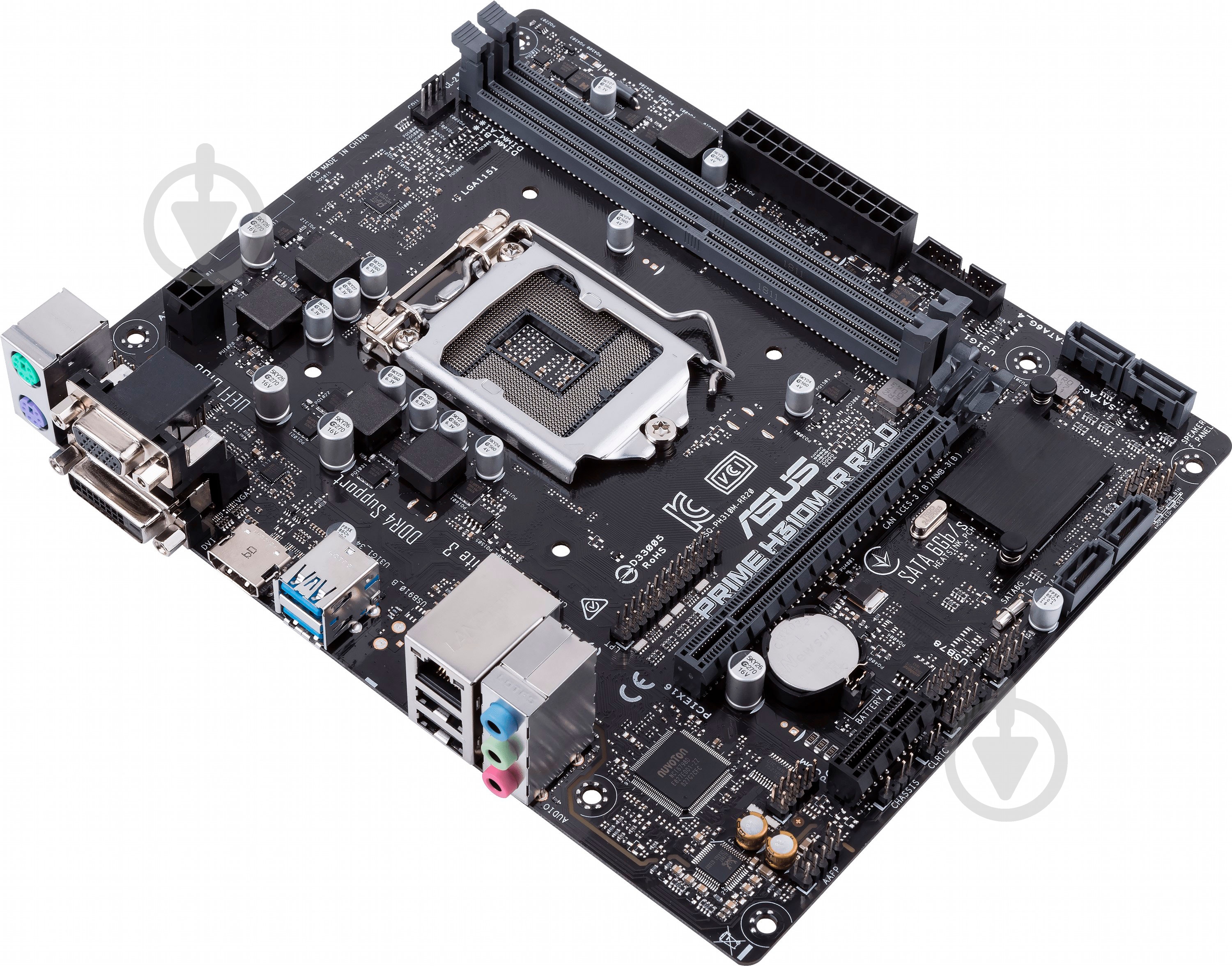 Материнська плата Asus PRIME H310M-E R2.0 (Socket 1151, Intel H310, mirco ATX) - фото 4 Материнська плата Asus PRIME H310M-E R2.0 (Socket 1151, Intel H310, mirco ATX) - фото 4