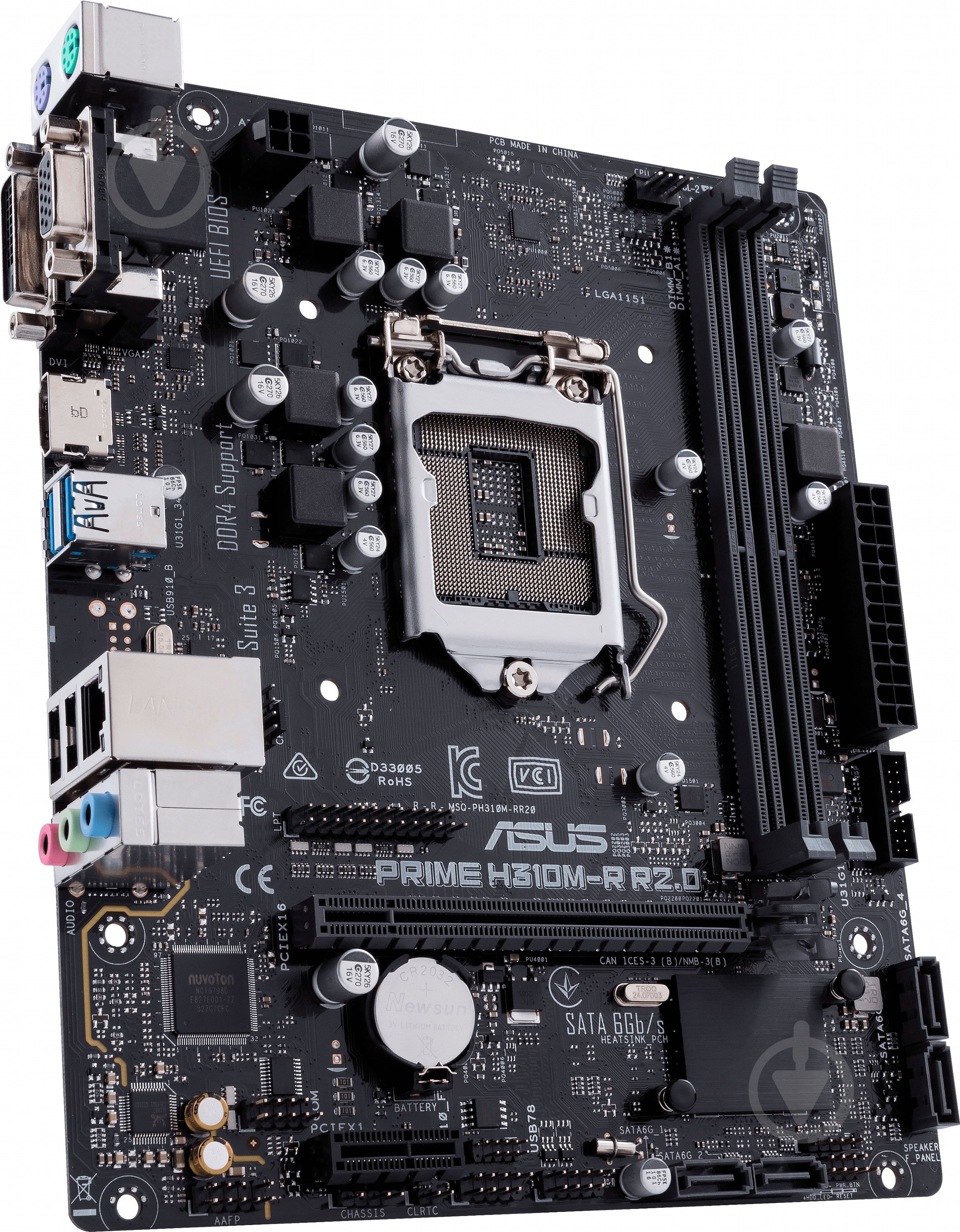 Материнська плата Asus PRIME H310M-E R2.0 (Socket 1151, Intel H310, mirco ATX) - фото 3 Материнська плата Asus PRIME H310M-E R2.0 (Socket 1151, Intel H310, mirco ATX) - фото 3