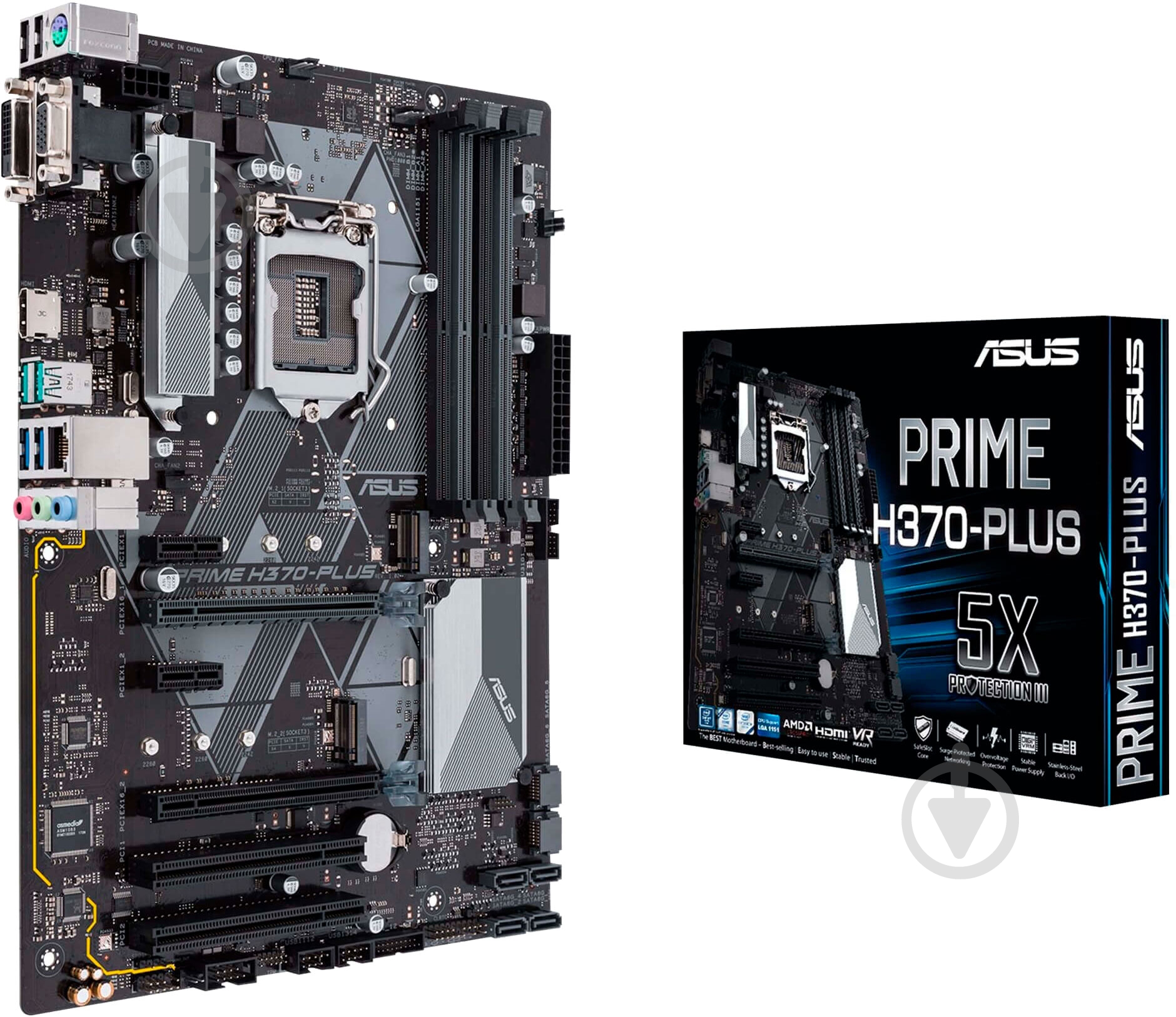 Материнская плата Asus PRIME H370-PLUS (Socket 1151, Intel H370, ATX) - фото 5