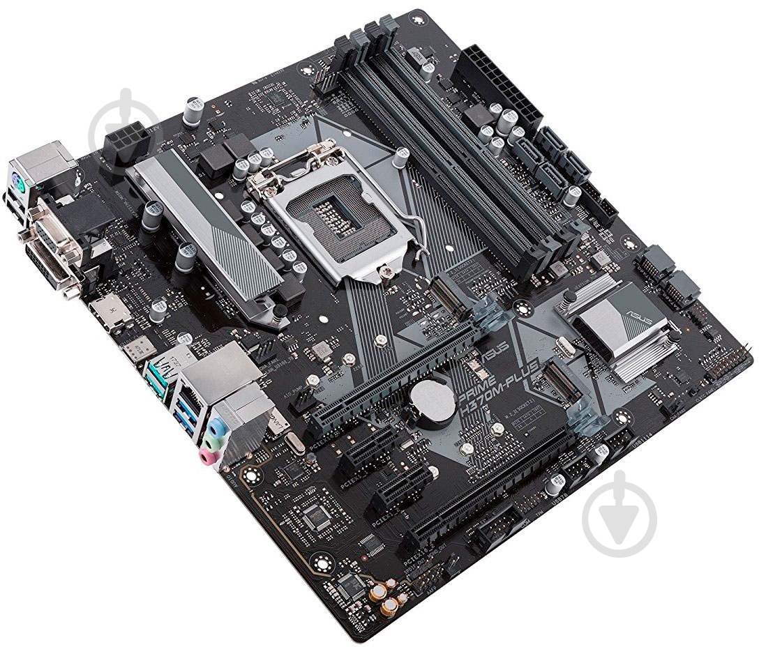 Материнская плата Asus PRIME H370M-PLUS (Socket 1151, Intel H370, mirco ATX) - фото 3 Материнская плата Asus PRIME H370M-PLUS (Socket 1151, Intel H370, mirco ATX) - фото 3