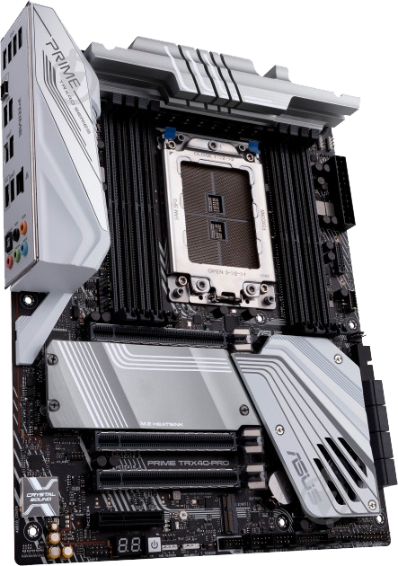 Материнська плата Asus PRIME TRX40-PRO (Socket TRX4, AMD TRX40, ATX) - фото 2 Материнська плата Asus PRIME TRX40-PRO (Socket TRX4, AMD TRX40, ATX) - фото 2