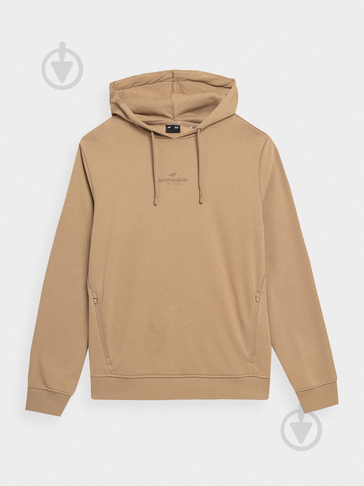 Джемпер 4F SWEATSHIRT M493 4FAW22TSWSM493-82S р. M коричневый - фото 1