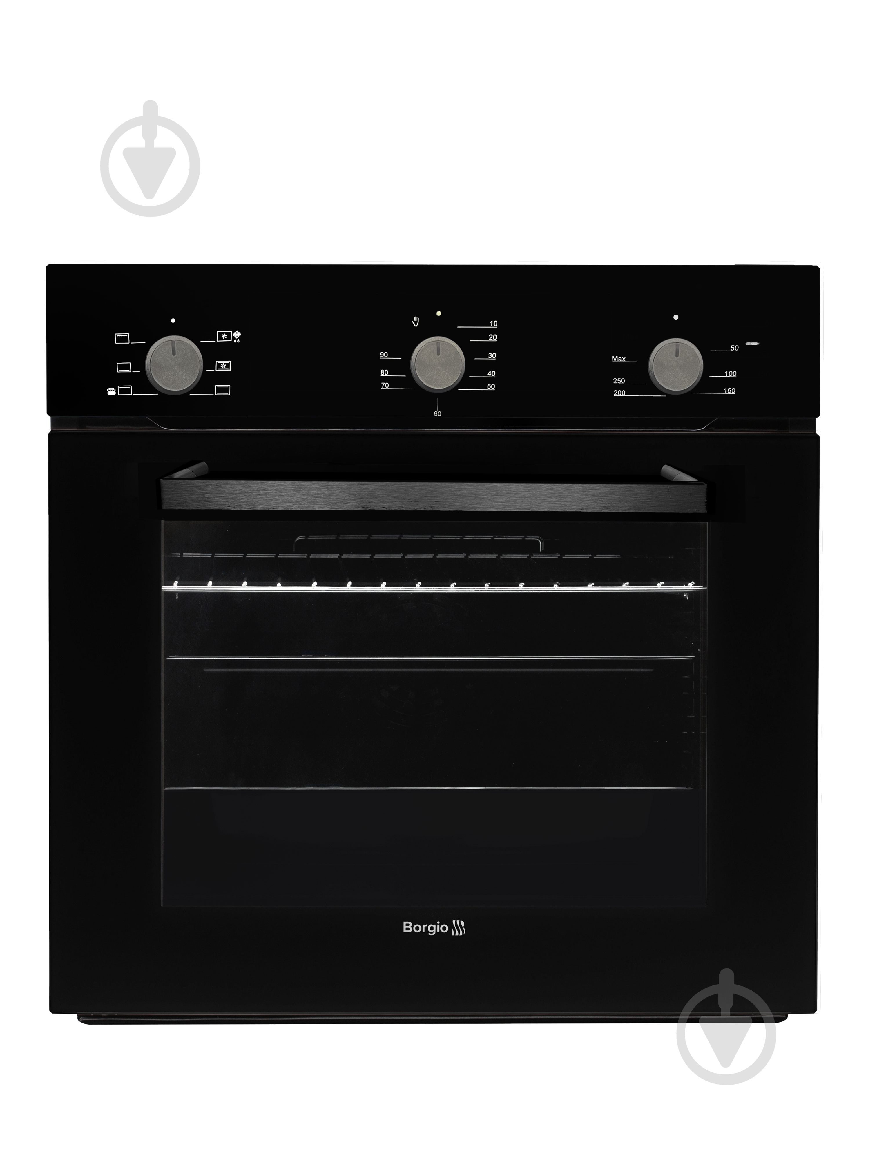 Духовой шкаф Borgio OFA 306.02 B Black Glass - фото 1