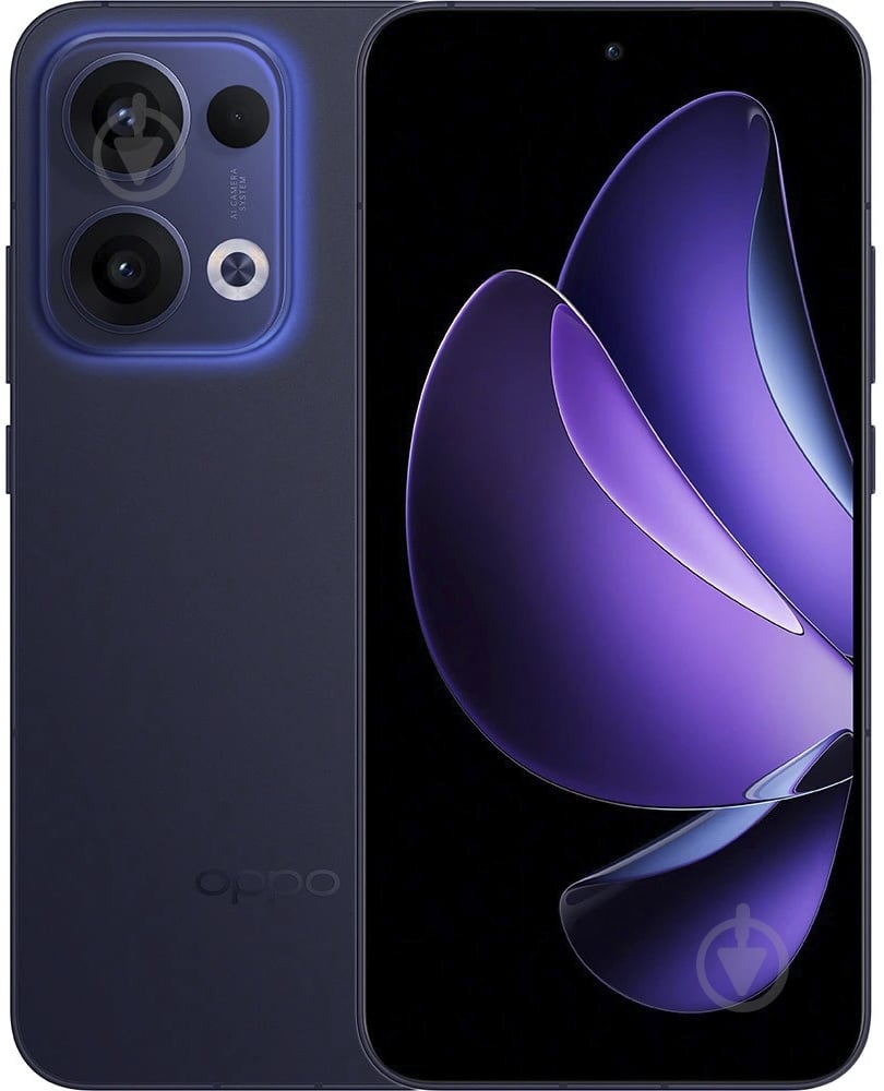 Смартфон OPPO Reno13 5G 12/256GB luminous blue (CPH2689) - фото 1 Смартфон OPPO Reno13 5G 12/256GB luminous blue (CPH2689) - фото 1
