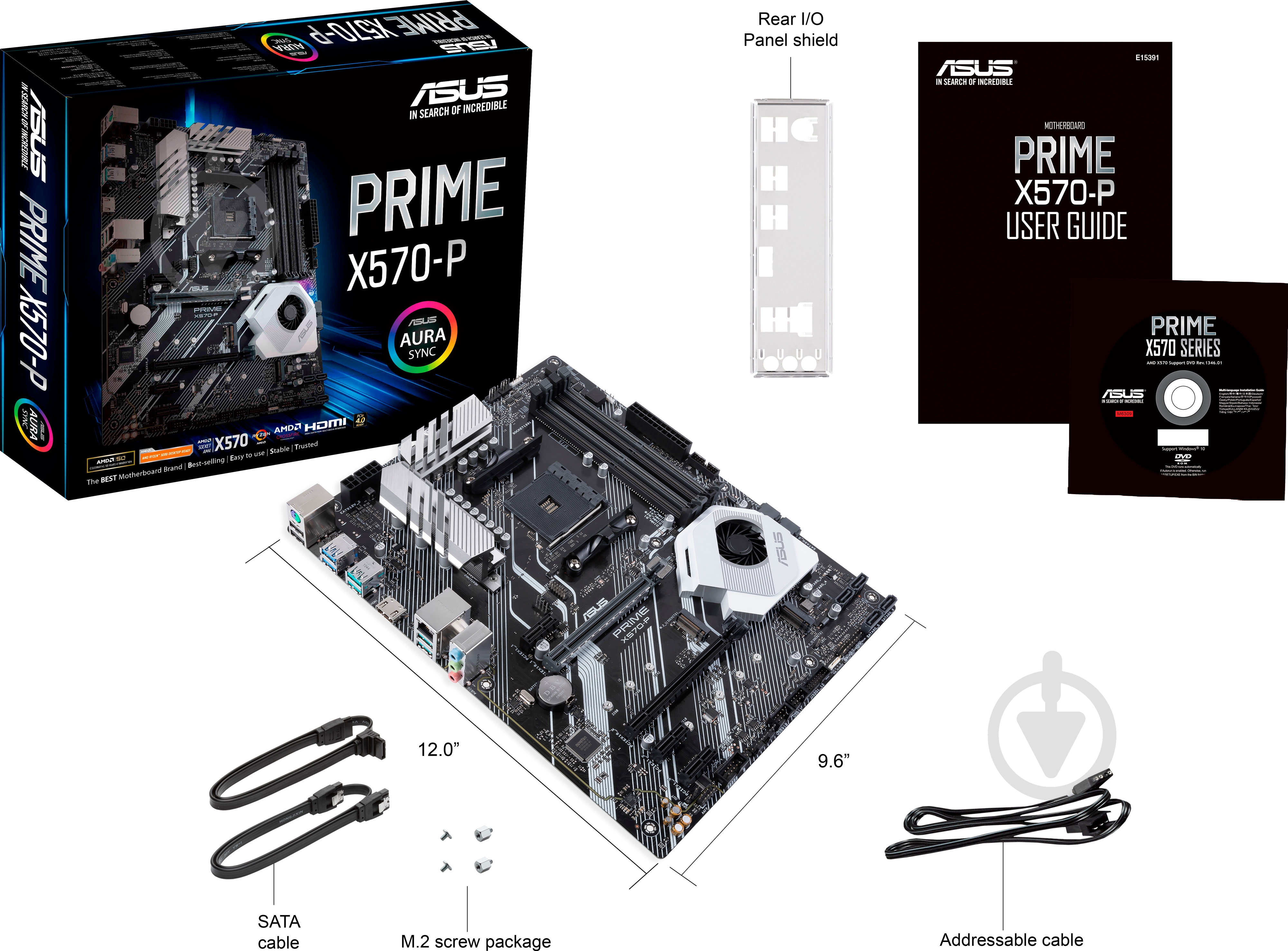Материнская плата Asus PRIME X570-P (Socket AM4, AMD X570, ATX) - фото 25 Материнская плата Asus PRIME X570-P (Socket AM4, AMD X570, ATX) - фото 25