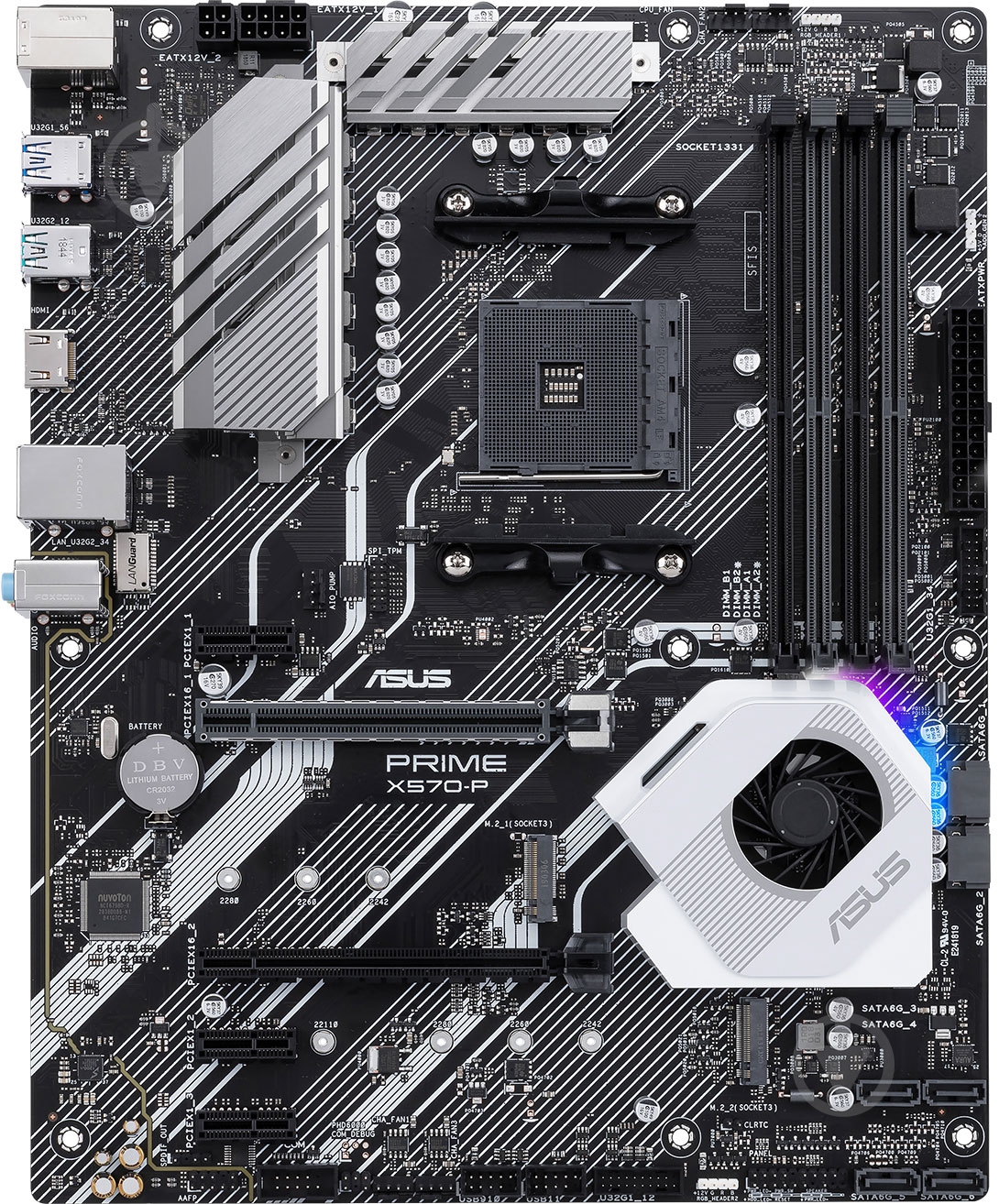 Материнская плата Asus PRIME X570-P (Socket AM4, AMD X570, ATX) - фото 2 Материнская плата Asus PRIME X570-P (Socket AM4, AMD X570, ATX) - фото 2