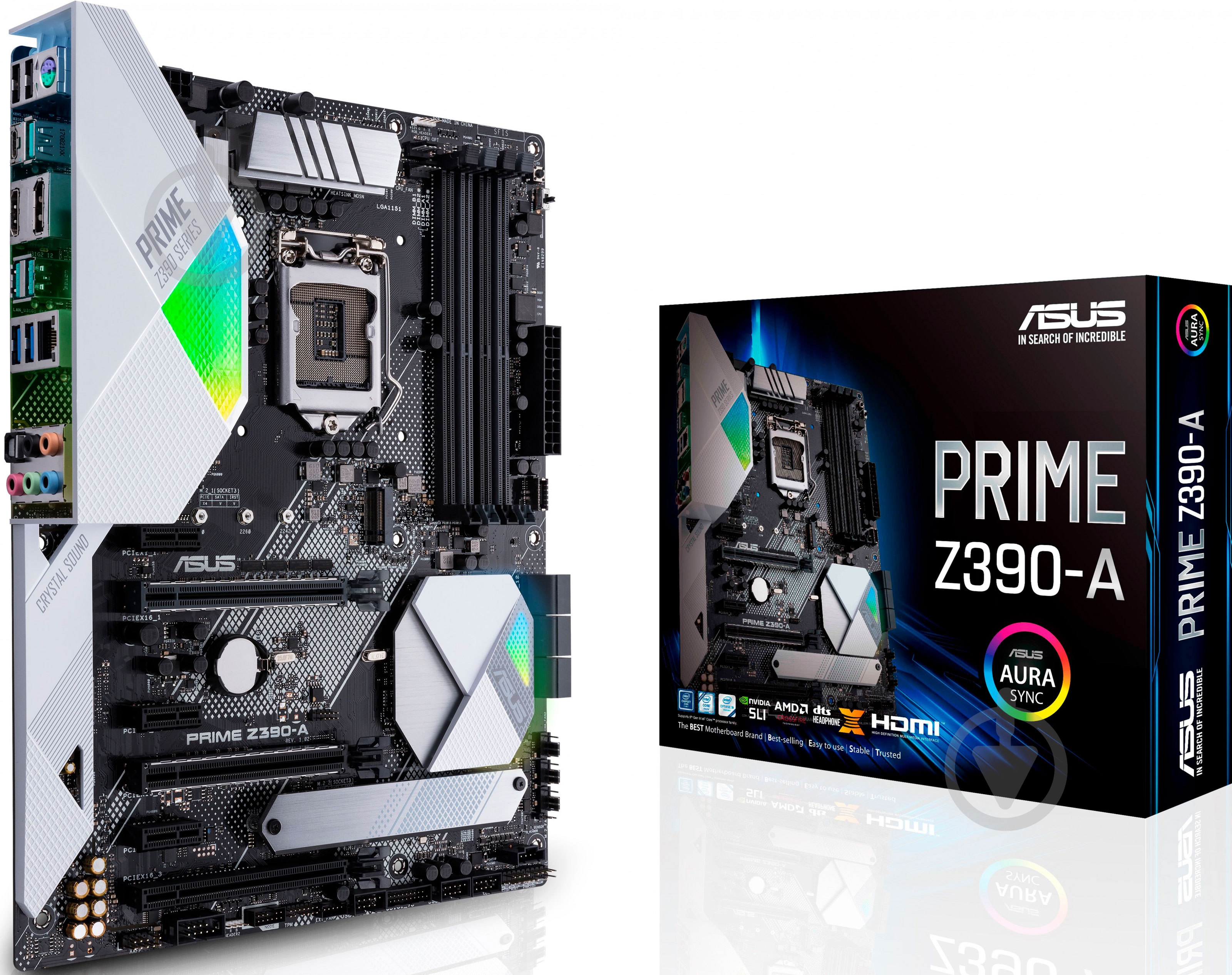 Материнская плата Asus PRIME Z390-A (Socket 1151, Intel Z390, ATX) - фото 6 Материнская плата Asus PRIME Z390-A (Socket 1151, Intel Z390, ATX) - фото 6