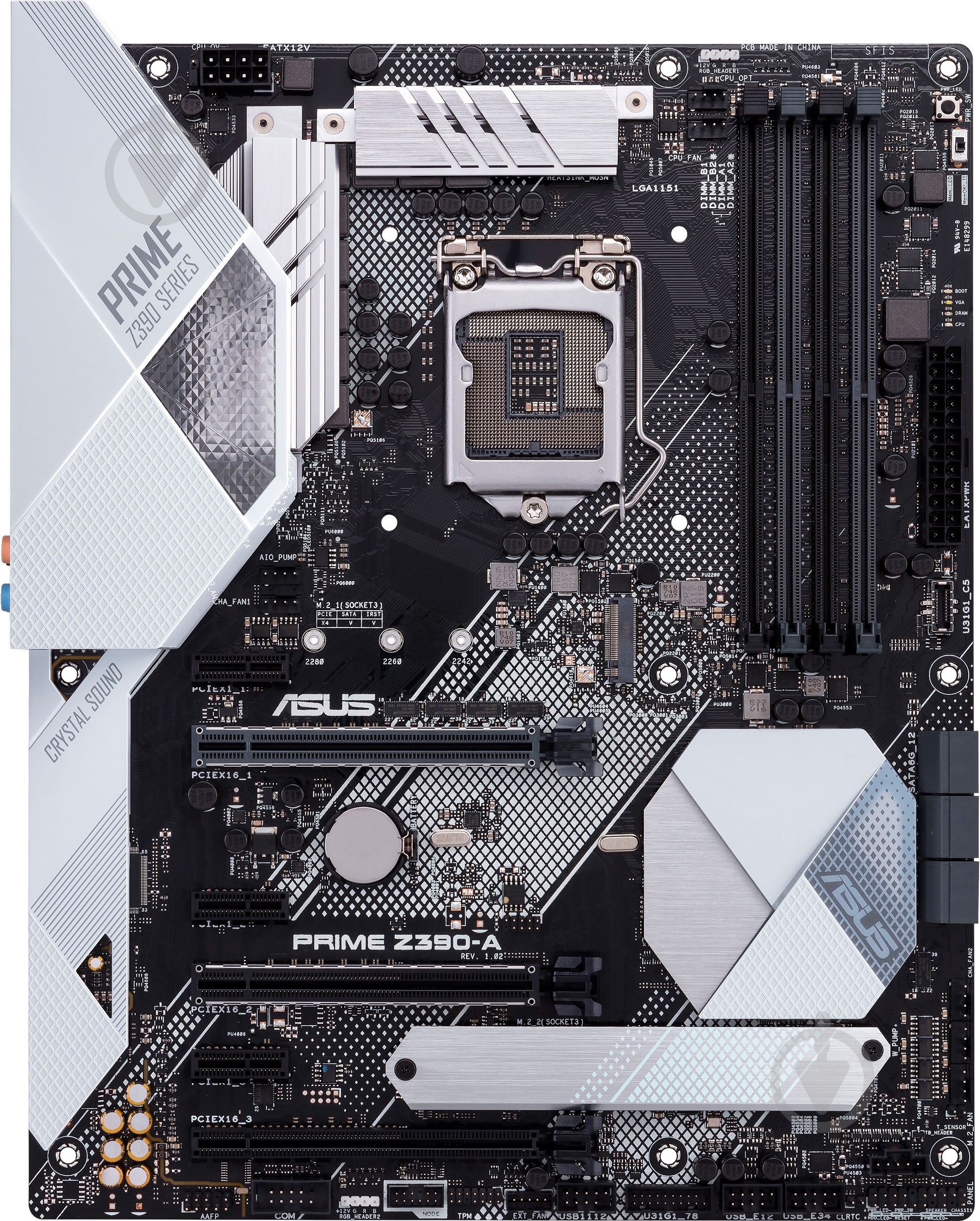 Материнская плата Asus PRIME Z390-A (Socket 1151, Intel Z390, ATX) - фото 3 Материнская плата Asus PRIME Z390-A (Socket 1151, Intel Z390, ATX) - фото 3