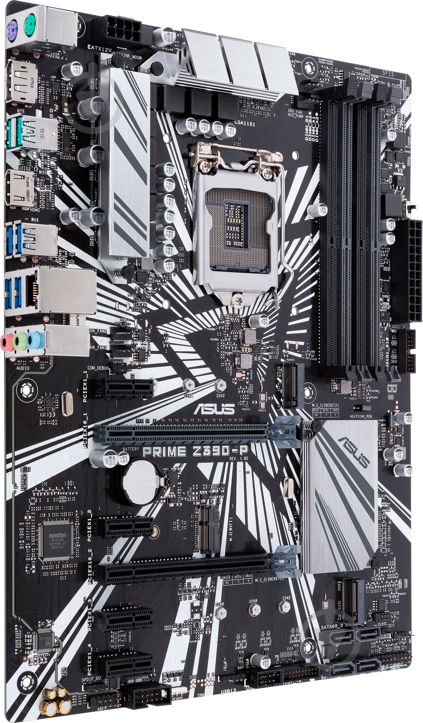 Материнская плата Asus PRIME Z390-P (Socket 1151, Intel Z390, ATX) - фото 1